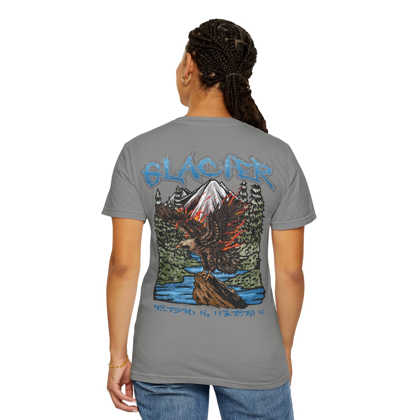 Glacier National Park Tee Coordinates
