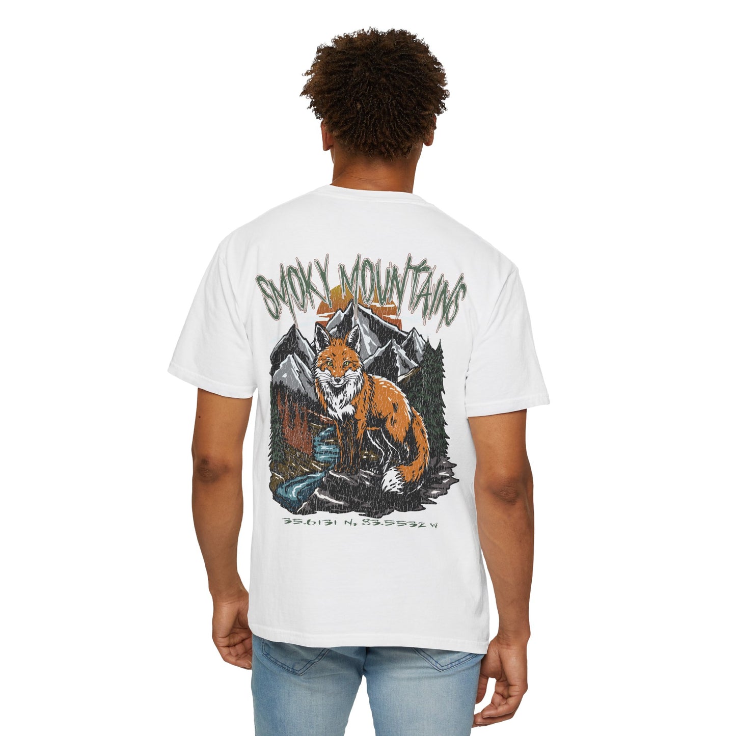 Smoky Mountains National Park Coordinates T-Shirt