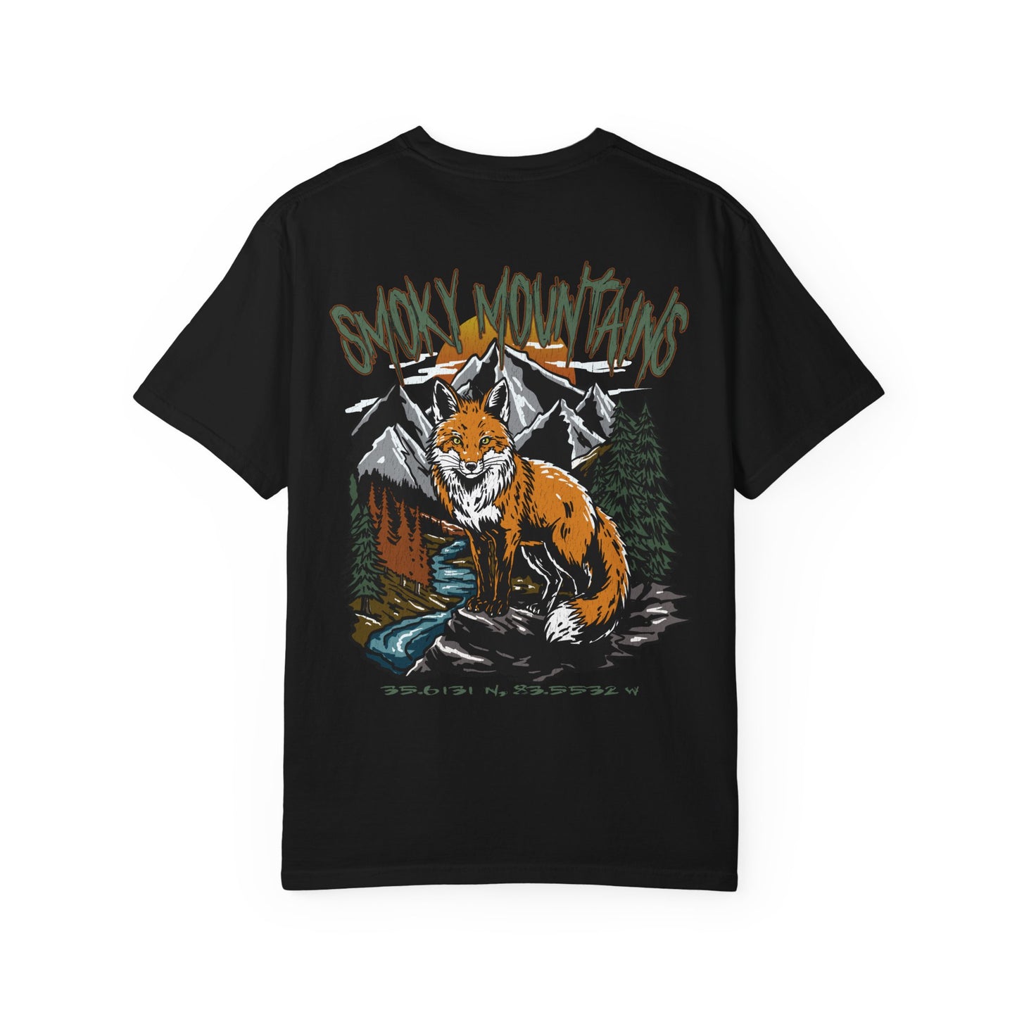 Smoky Mountains National Park Coordinates T-Shirt
