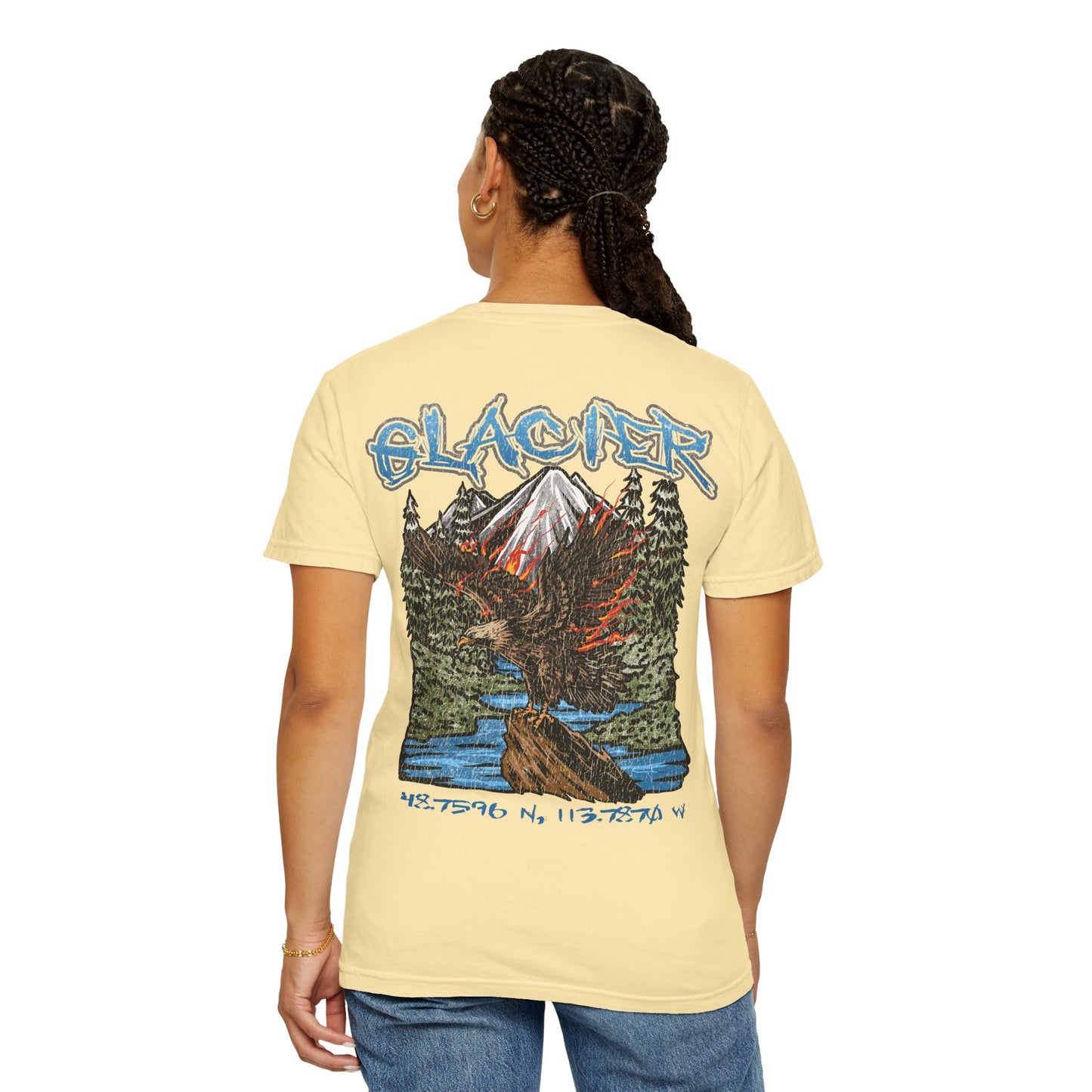 Glacier National Park Tee Coordinates