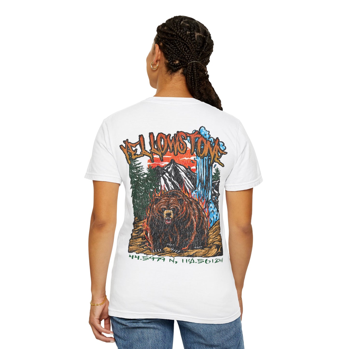Yellowstone National Park Tee Coordinates