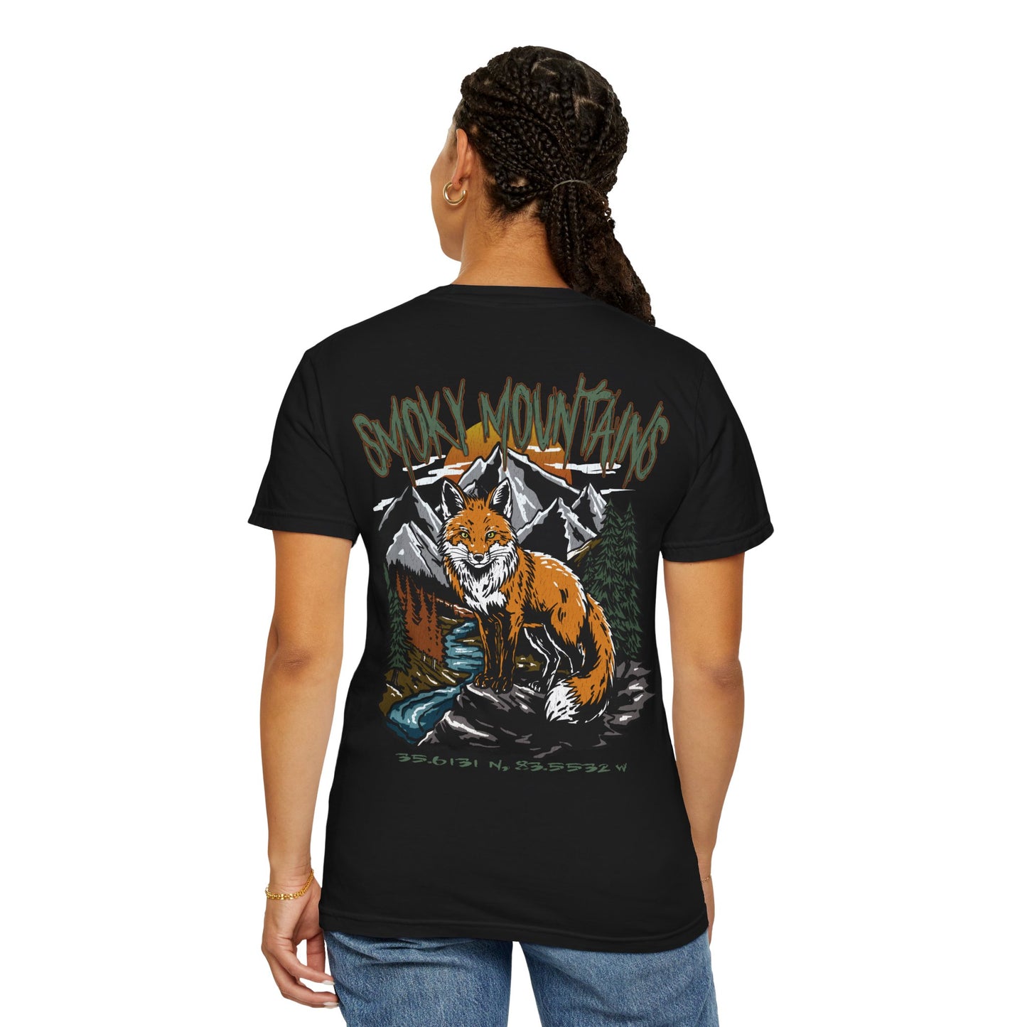 Smoky Mountains National Park Coordinates T-Shirt
