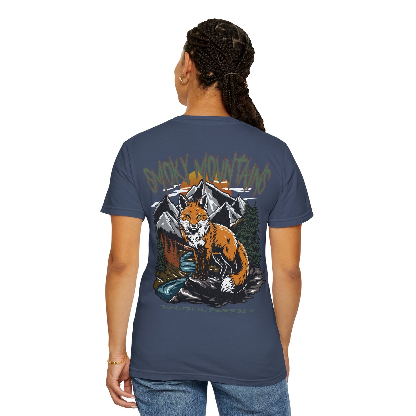 Smoky Mountains National Park Coordinates T-Shirt