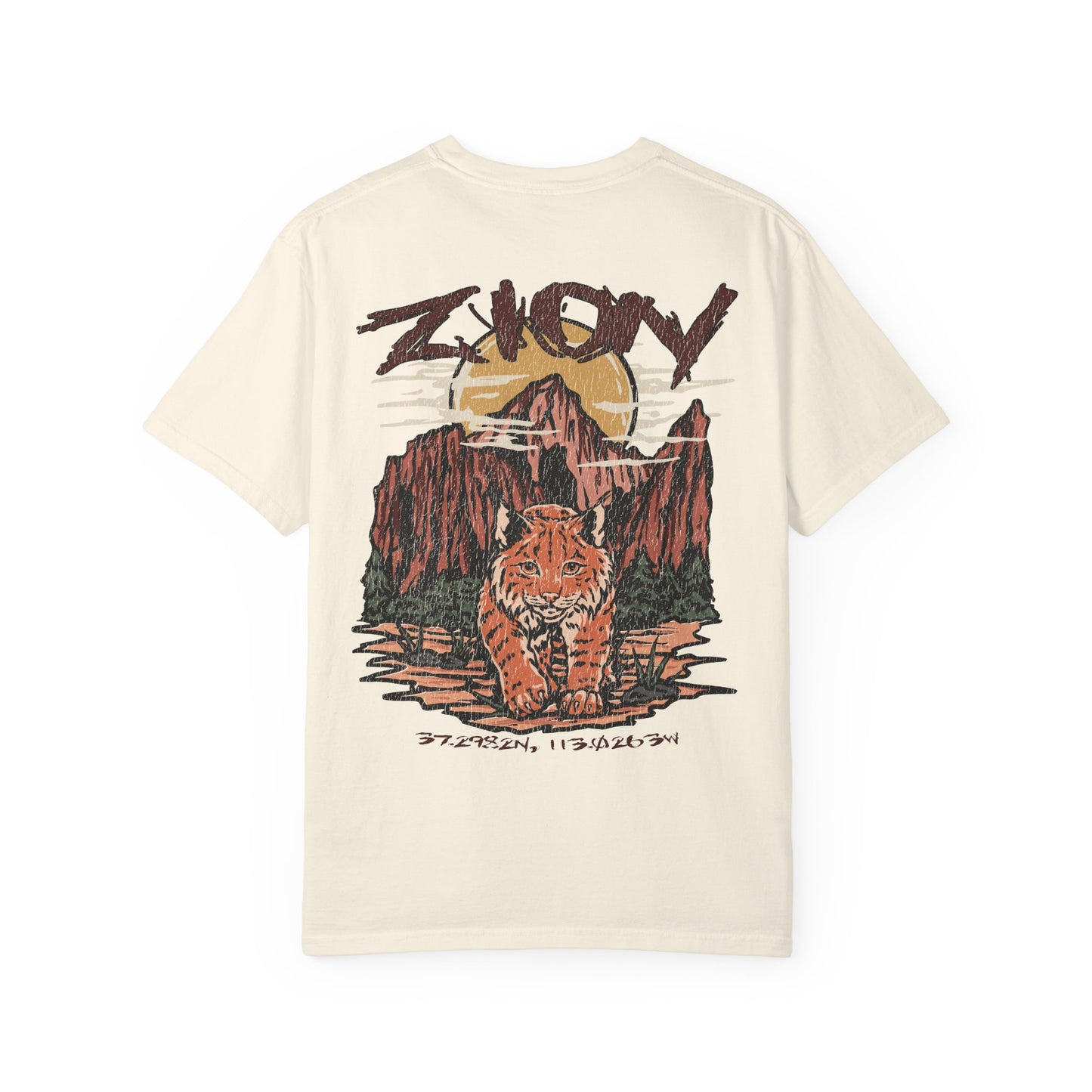 Zion National Park Coordinates T-Shirt