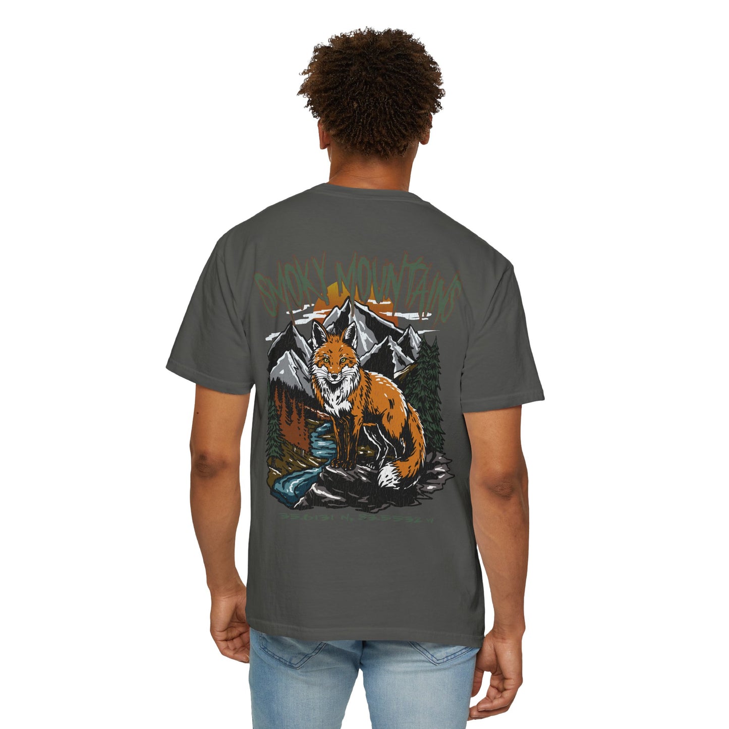 Smoky Mountains National Park Coordinates T-Shirt