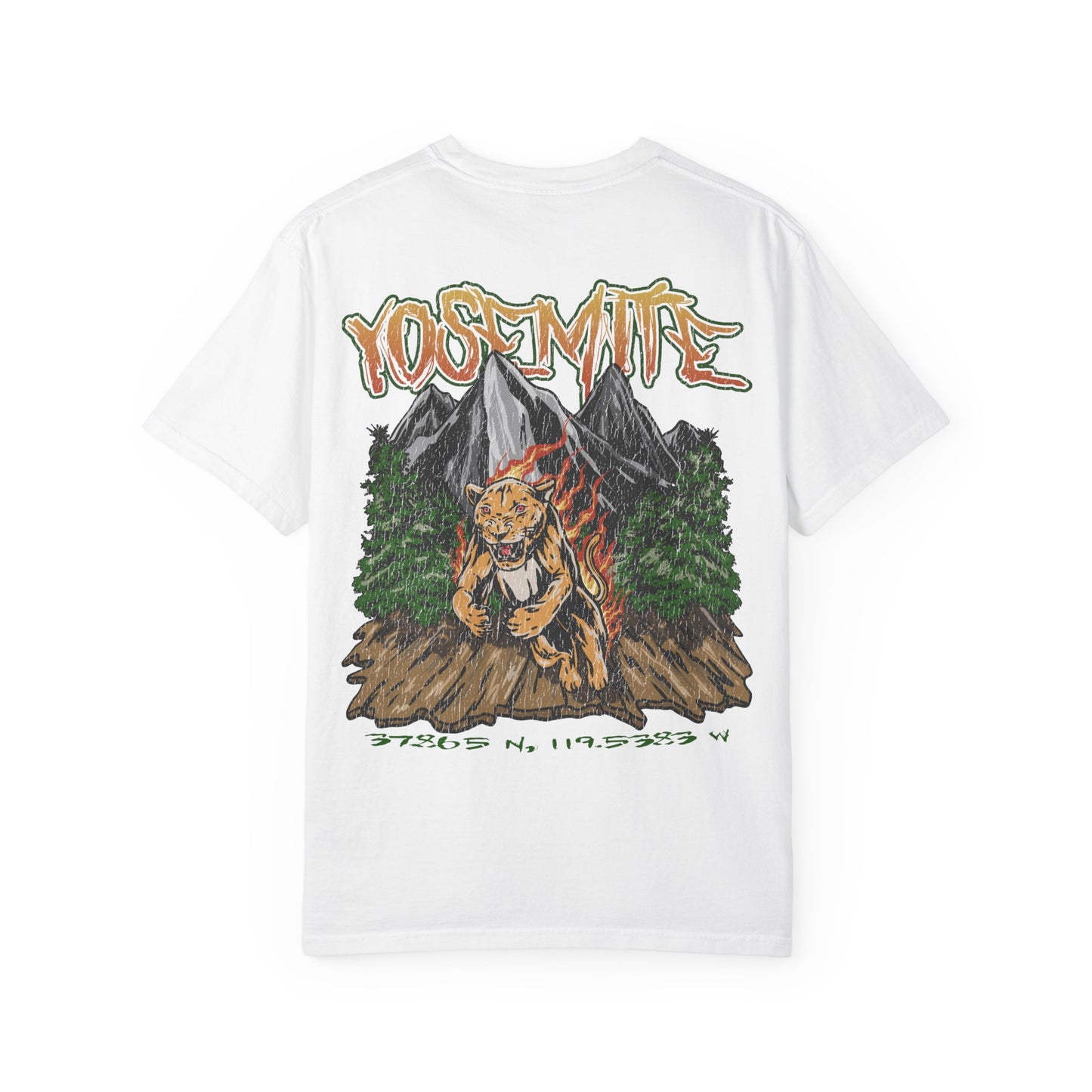 Yosemite National Park Coordinates T-Shirt