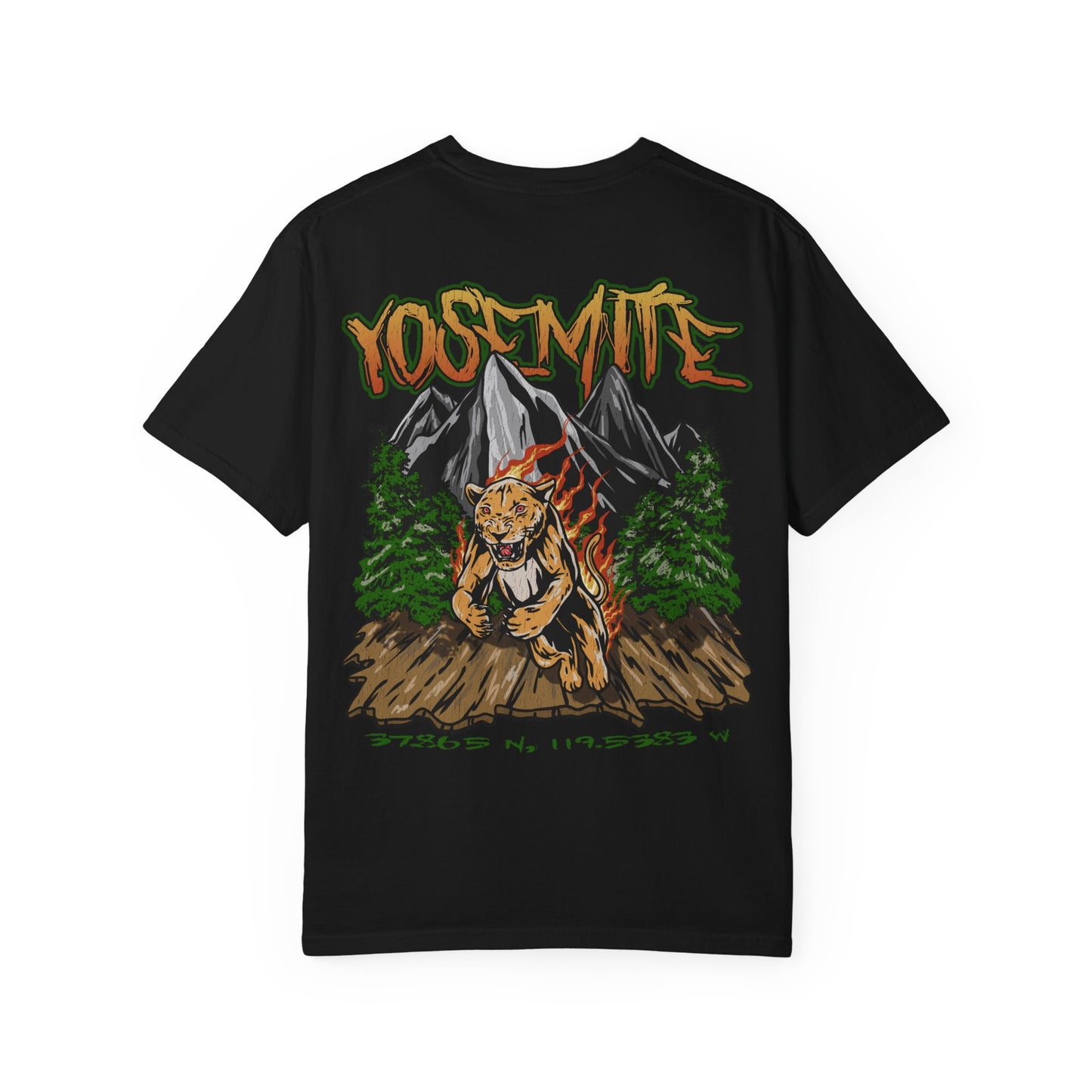 Yosemite National Park Tee Coordinates