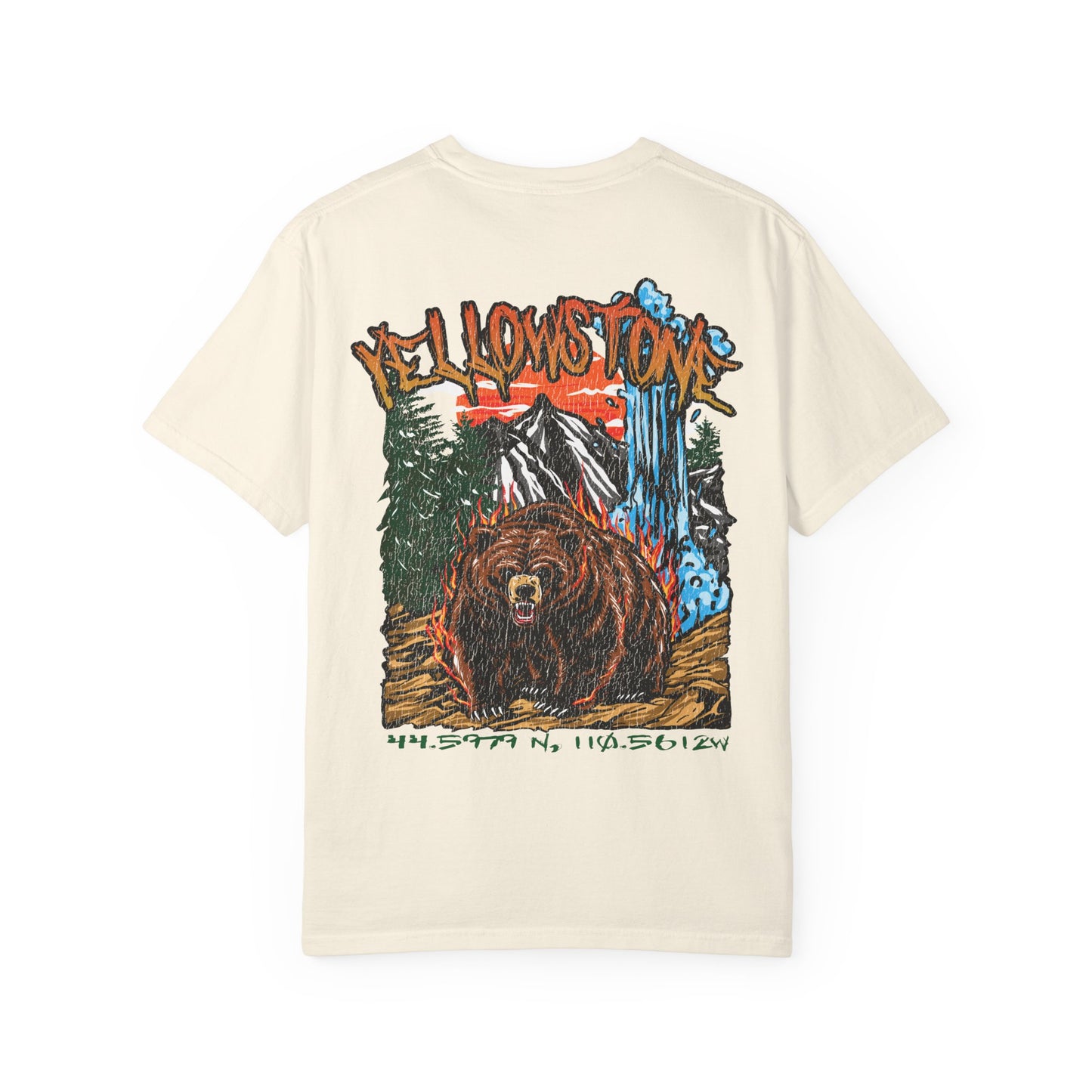 Yellowstone National Park Tee Coordinates