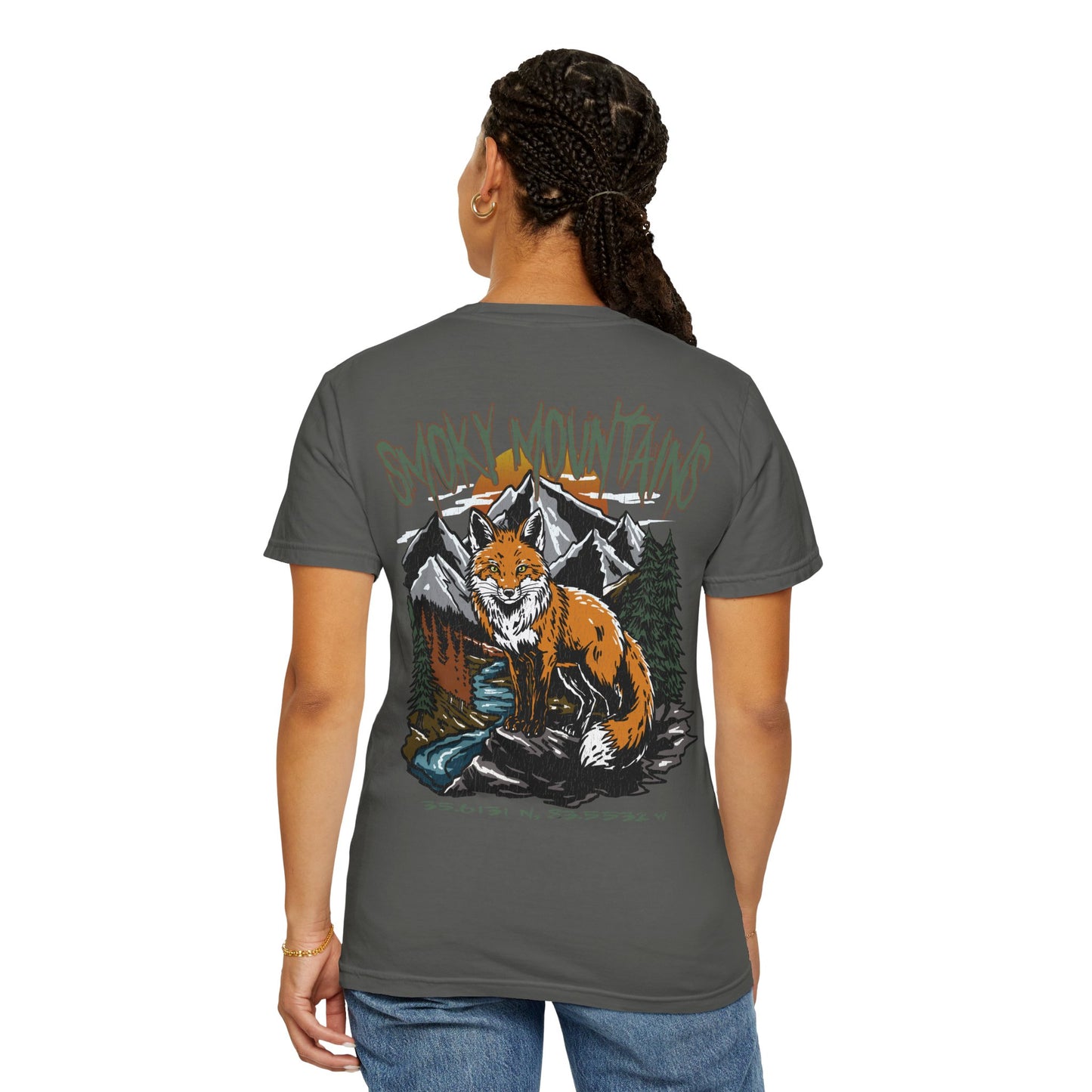 Smoky Mountains National Park Coordinates T-Shirt