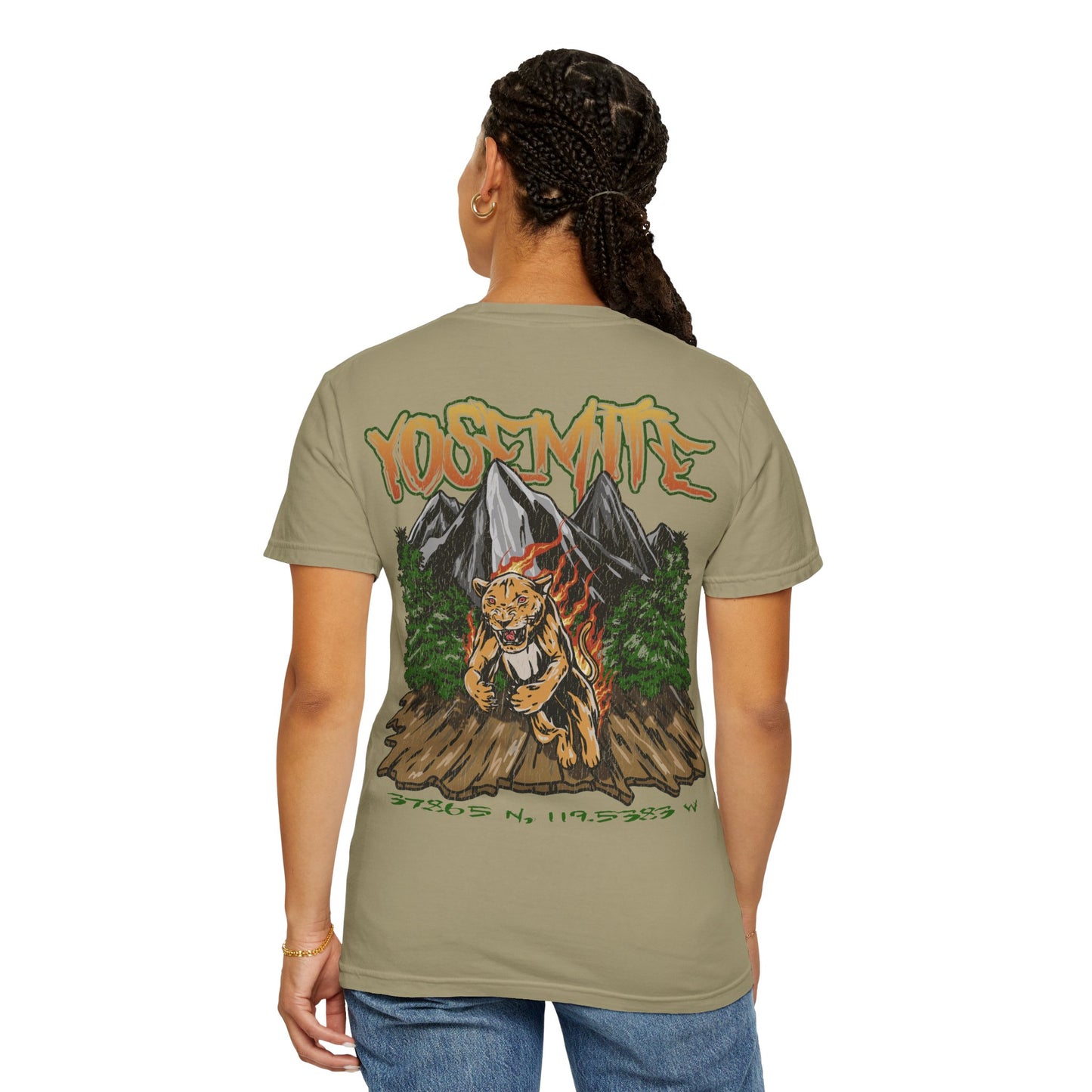 Yosemite National Park Coordinates T-Shirt