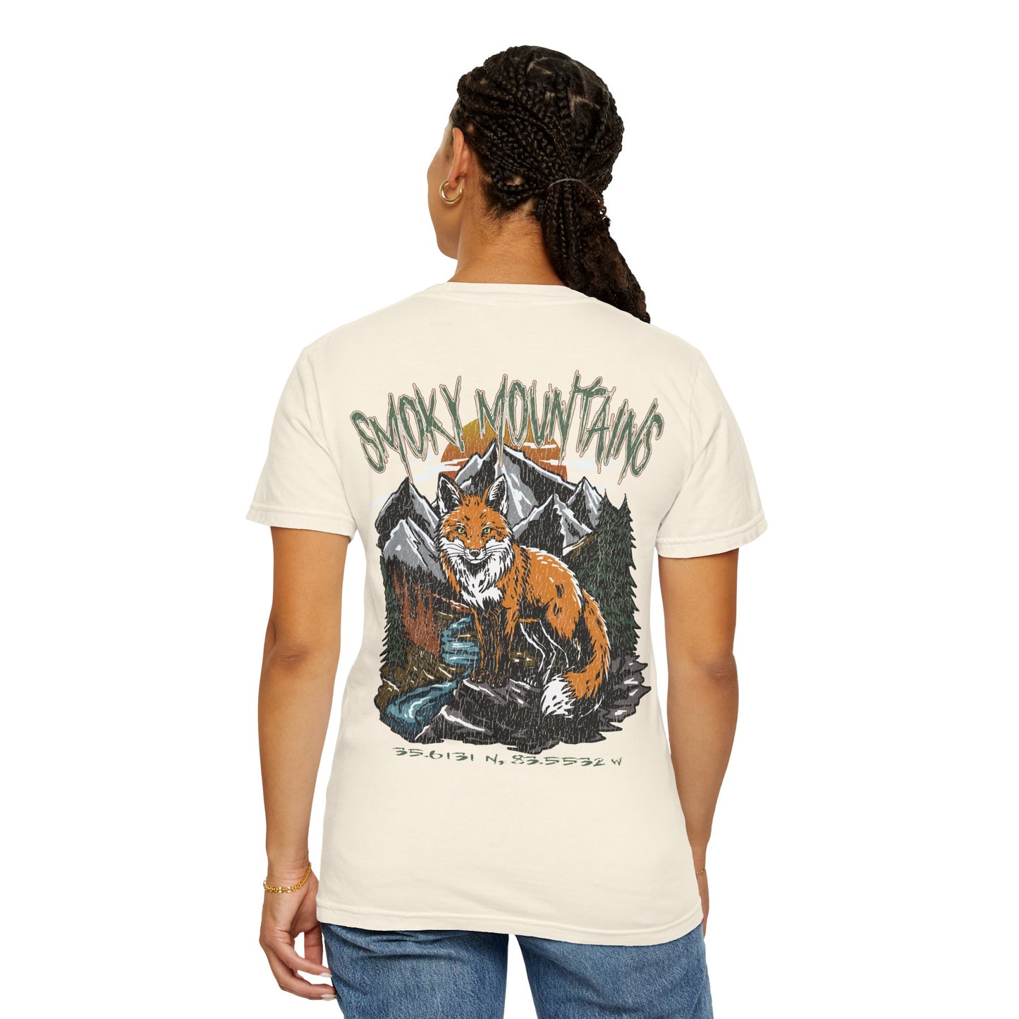 Smoky Mountains National Park Coordinates T-Shirt
