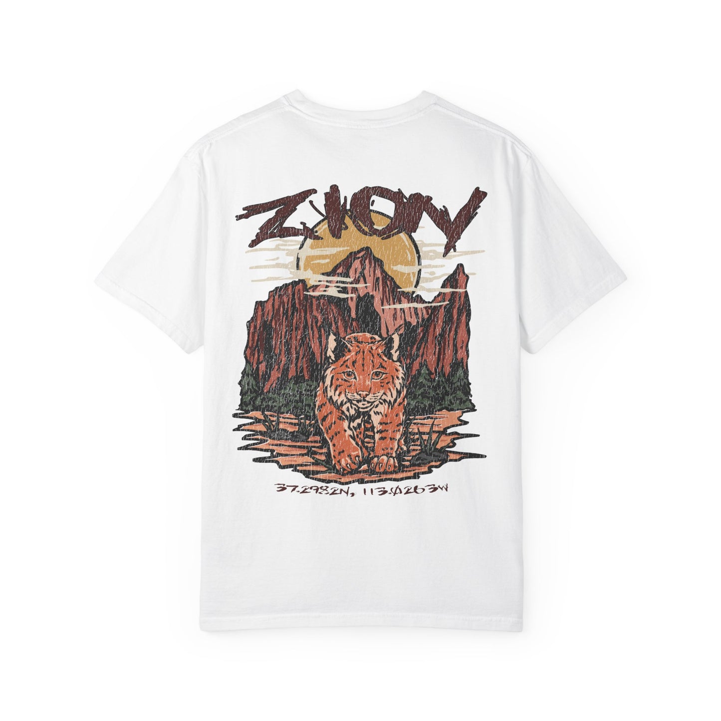 Zion National Park Coordinates T-Shirt