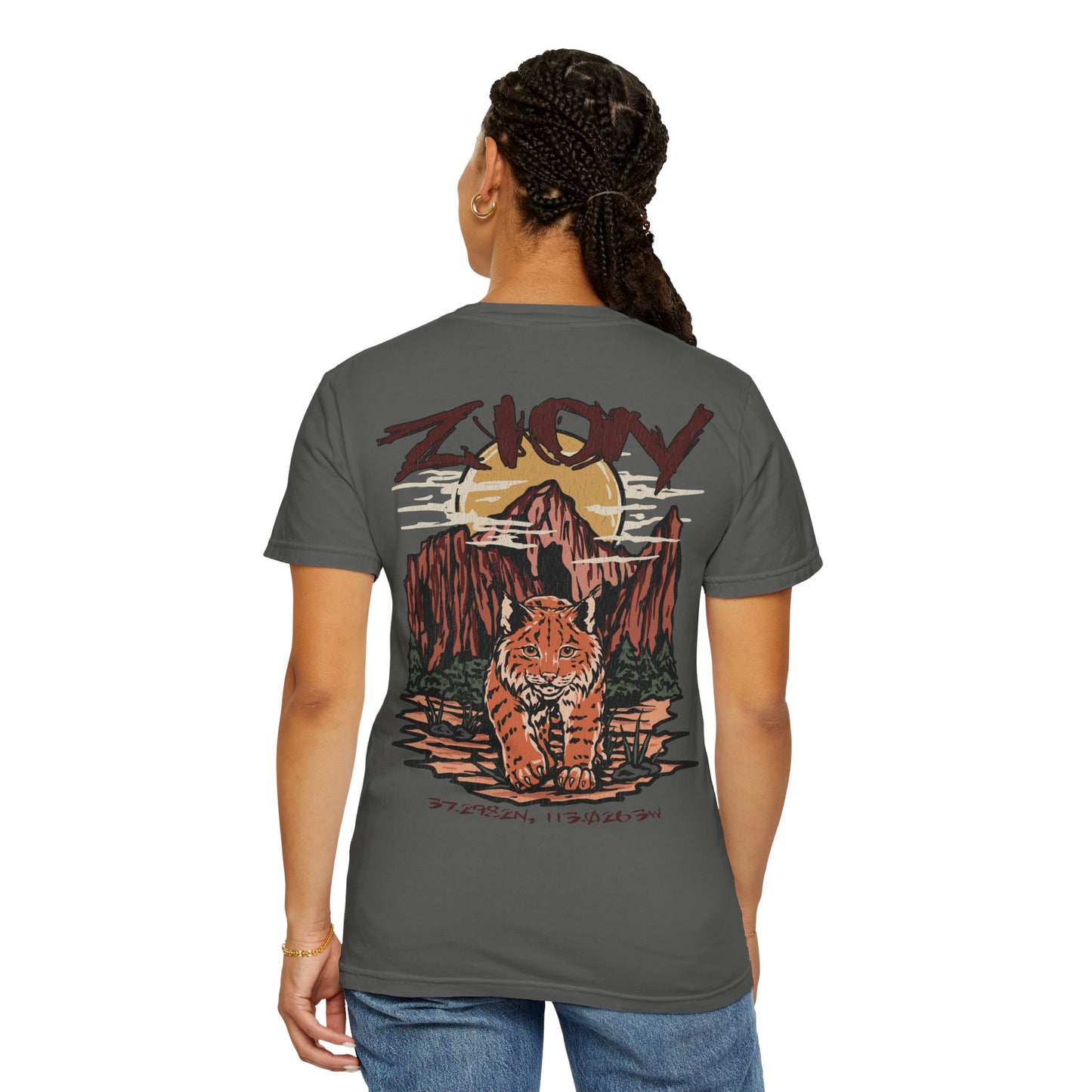 Zion National Park Coordinates T-Shirt