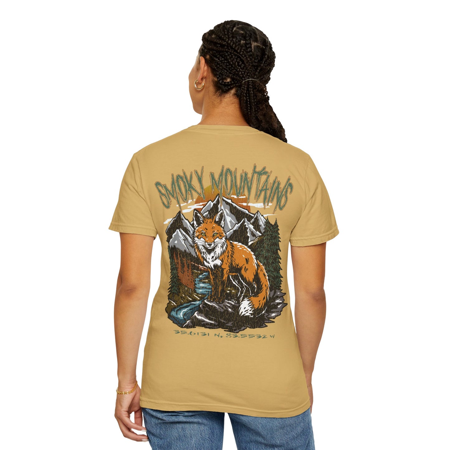 Smoky Mountains National Park Coordinates T-Shirt