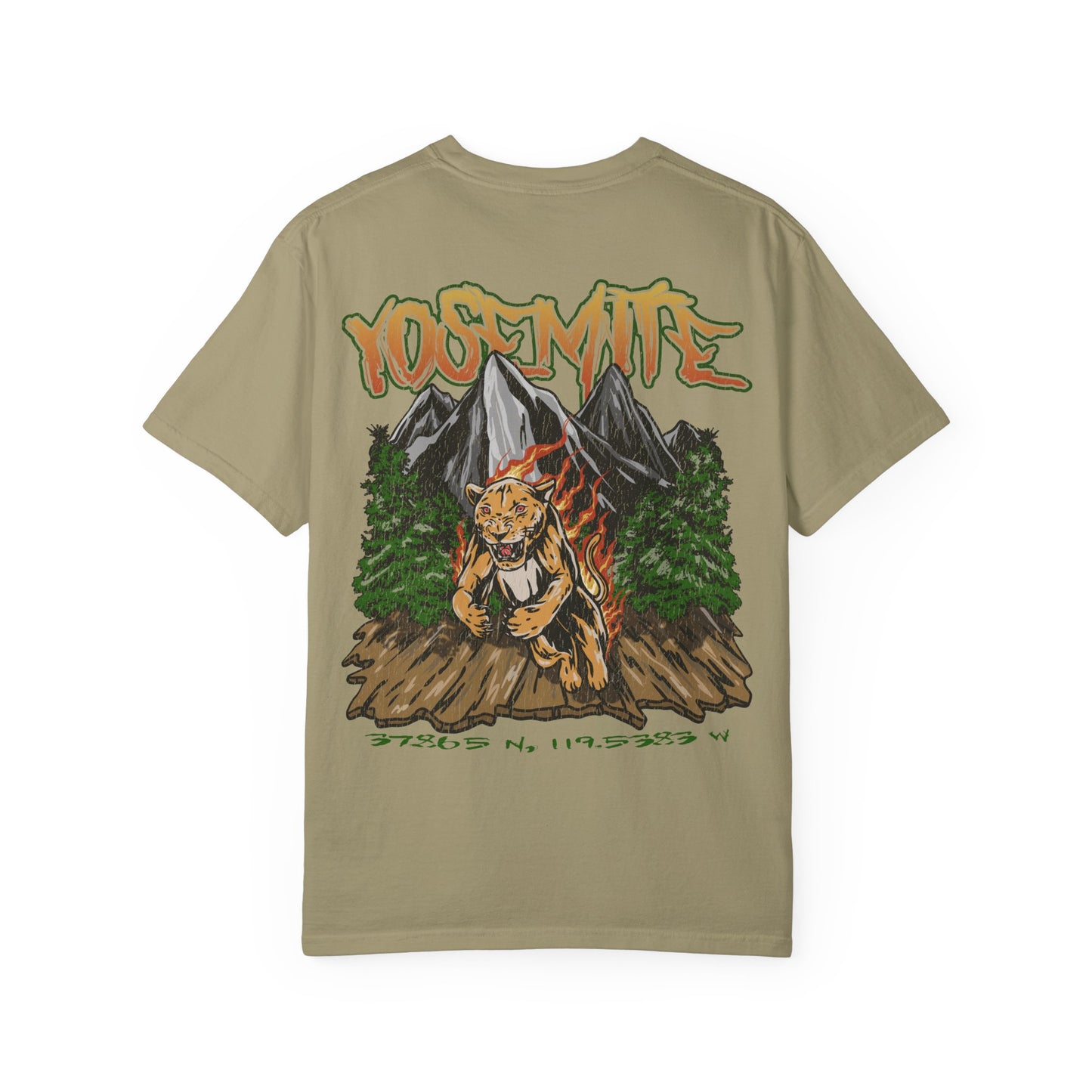 Yosemite National Park Coordinates T-Shirt
