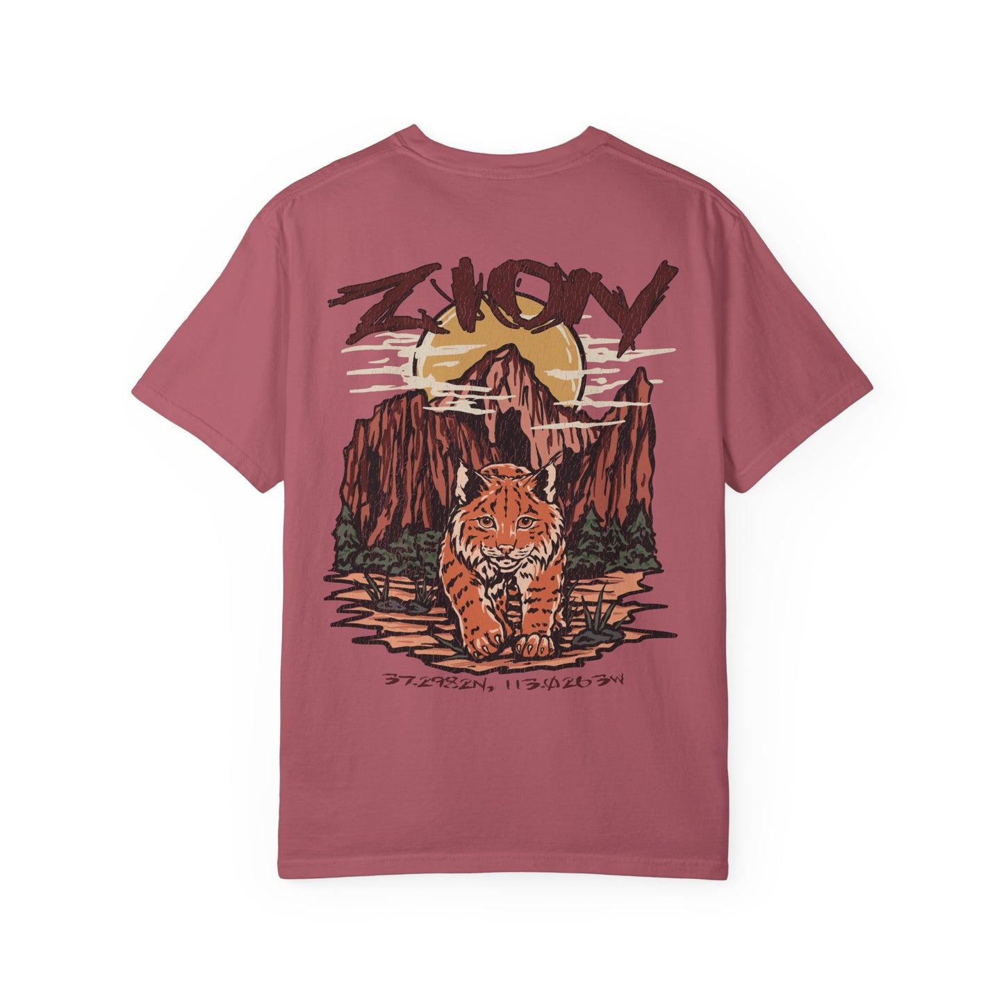 Zion National Park Coordinates T-Shirt