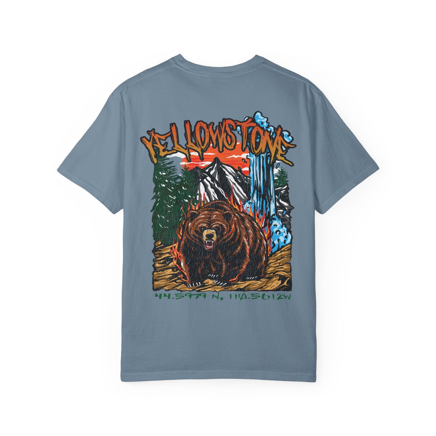 Yellowstone National Park Tee Coordinates