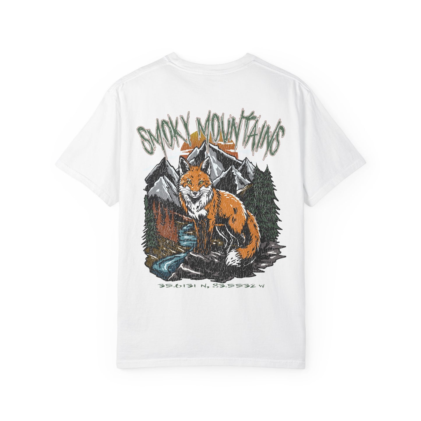 Smoky Mountains National Park Coordinates T-Shirt