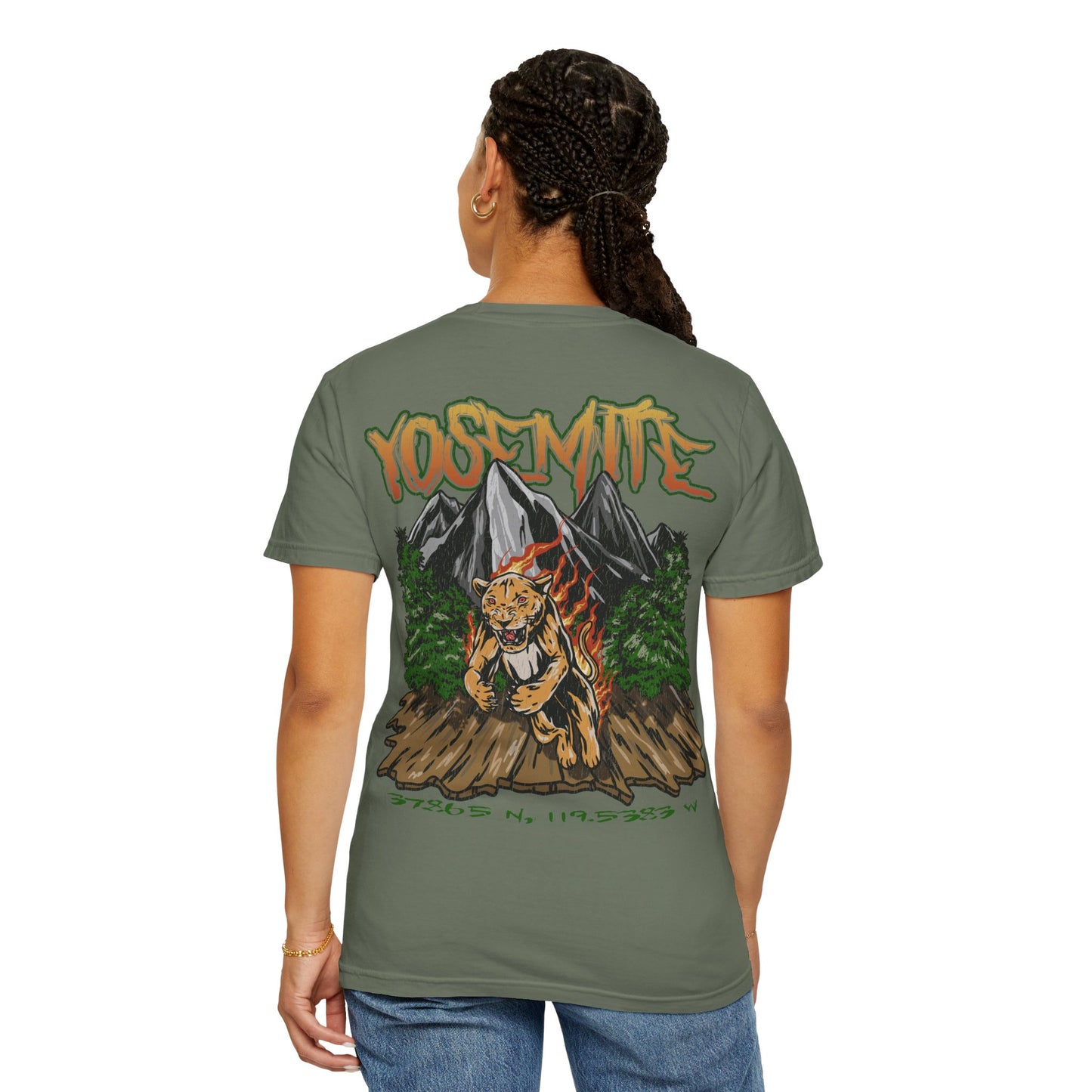 Yosemite National Park Coordinates T-Shirt