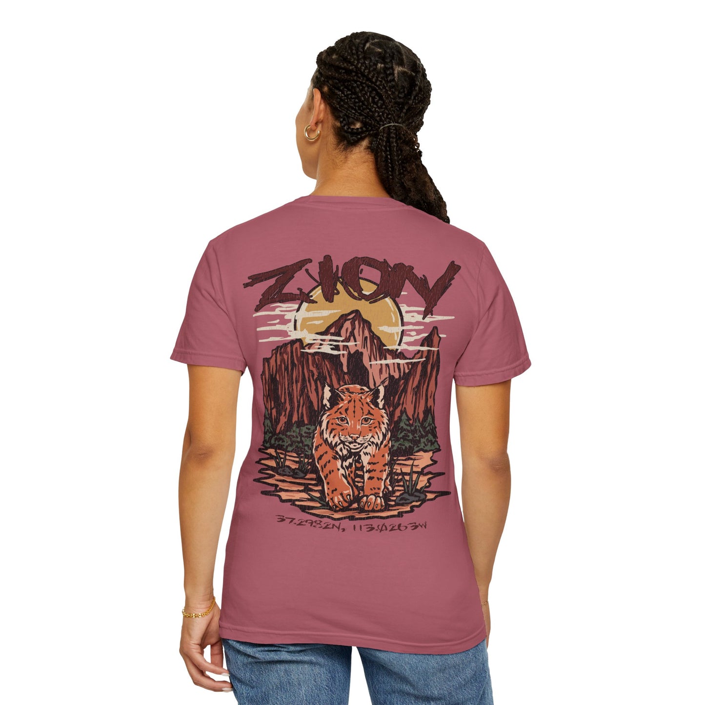 Zion National Park Coordinates T-Shirt