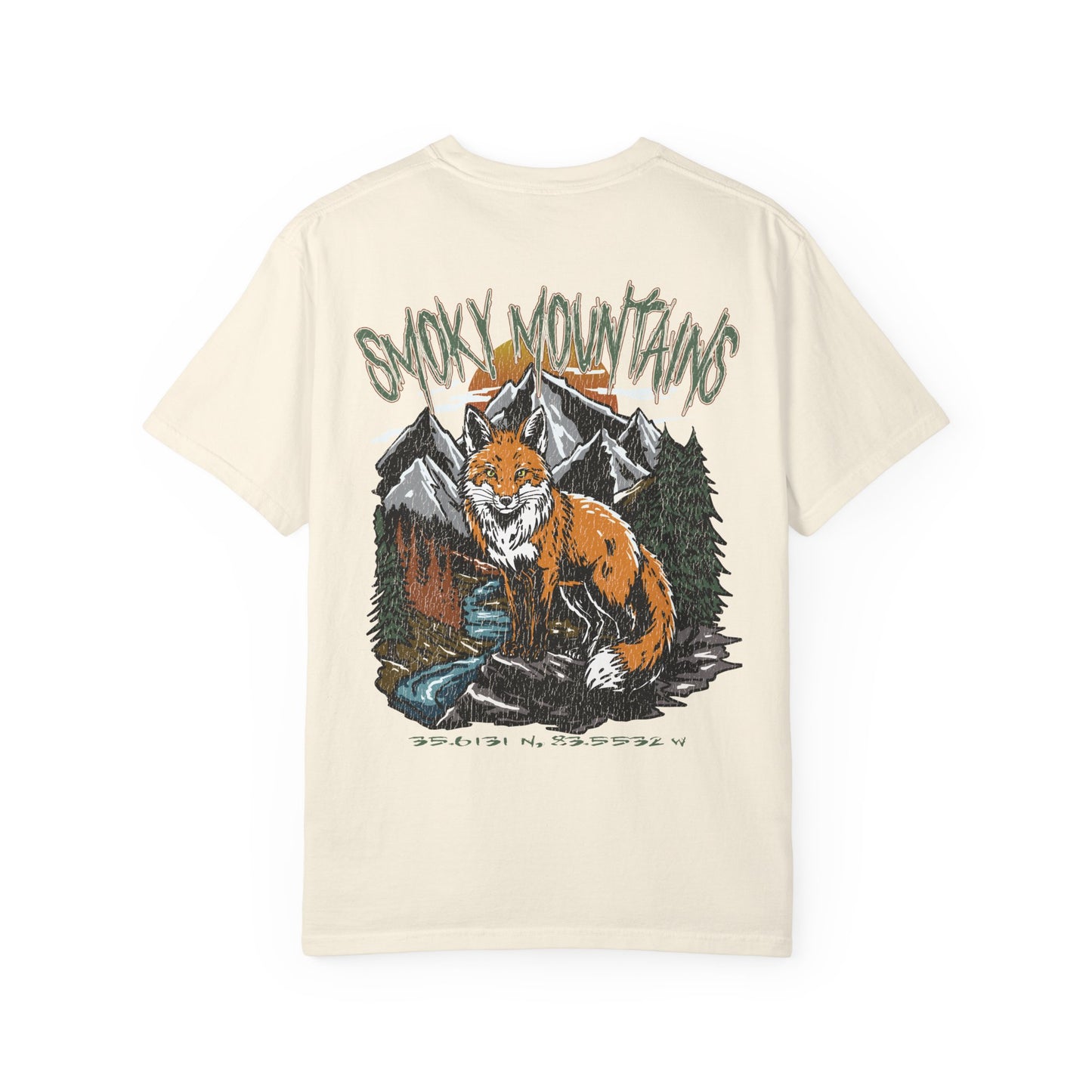 Smoky Mountains National Park Coordinates T-Shirt
