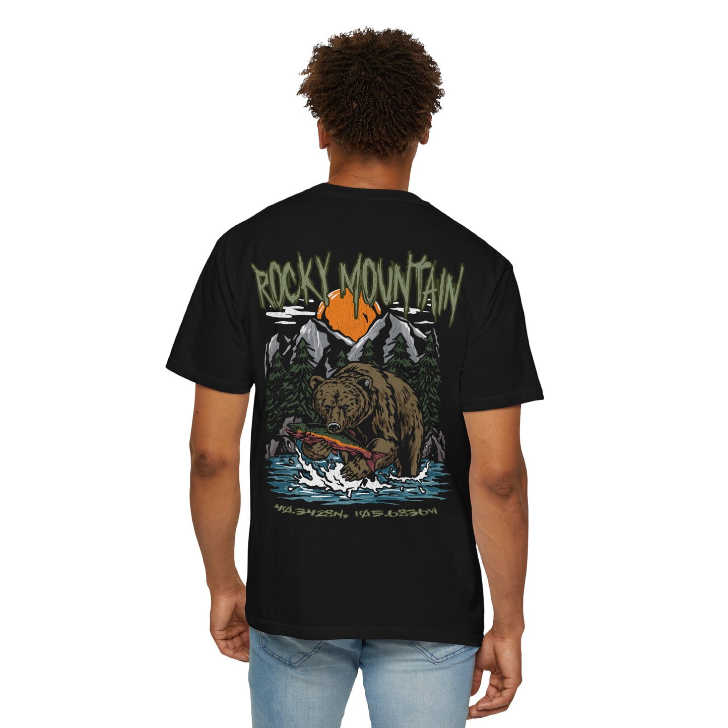 Rocky Mountain National Park Coordinates T-Shirt