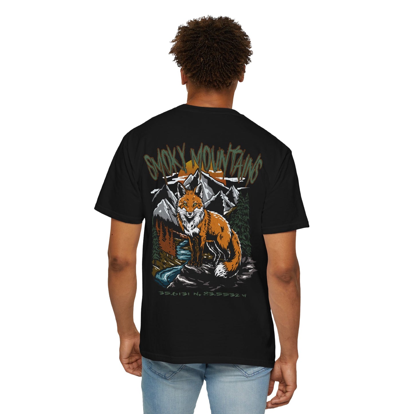 Smoky Mountains National Park Coordinates T-Shirt