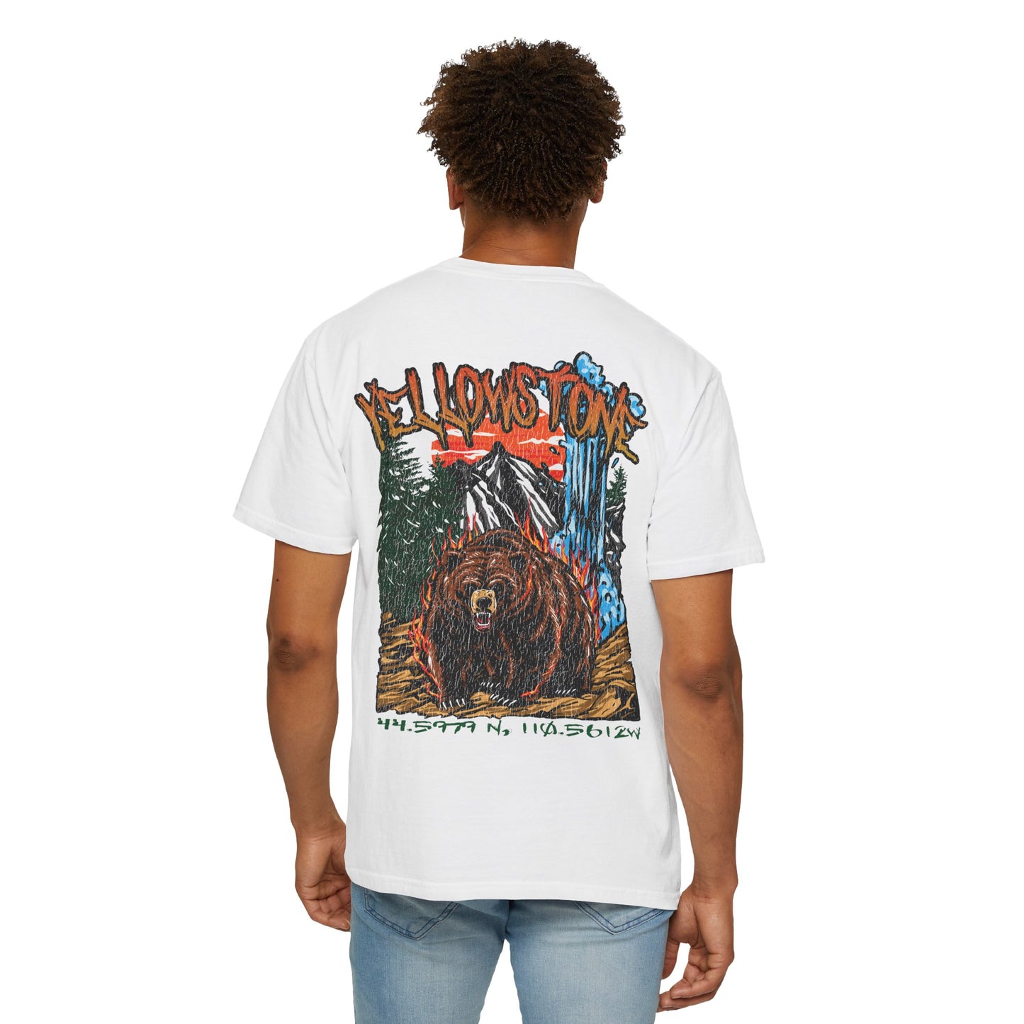 Yellowstone National Park Tee Coordinates