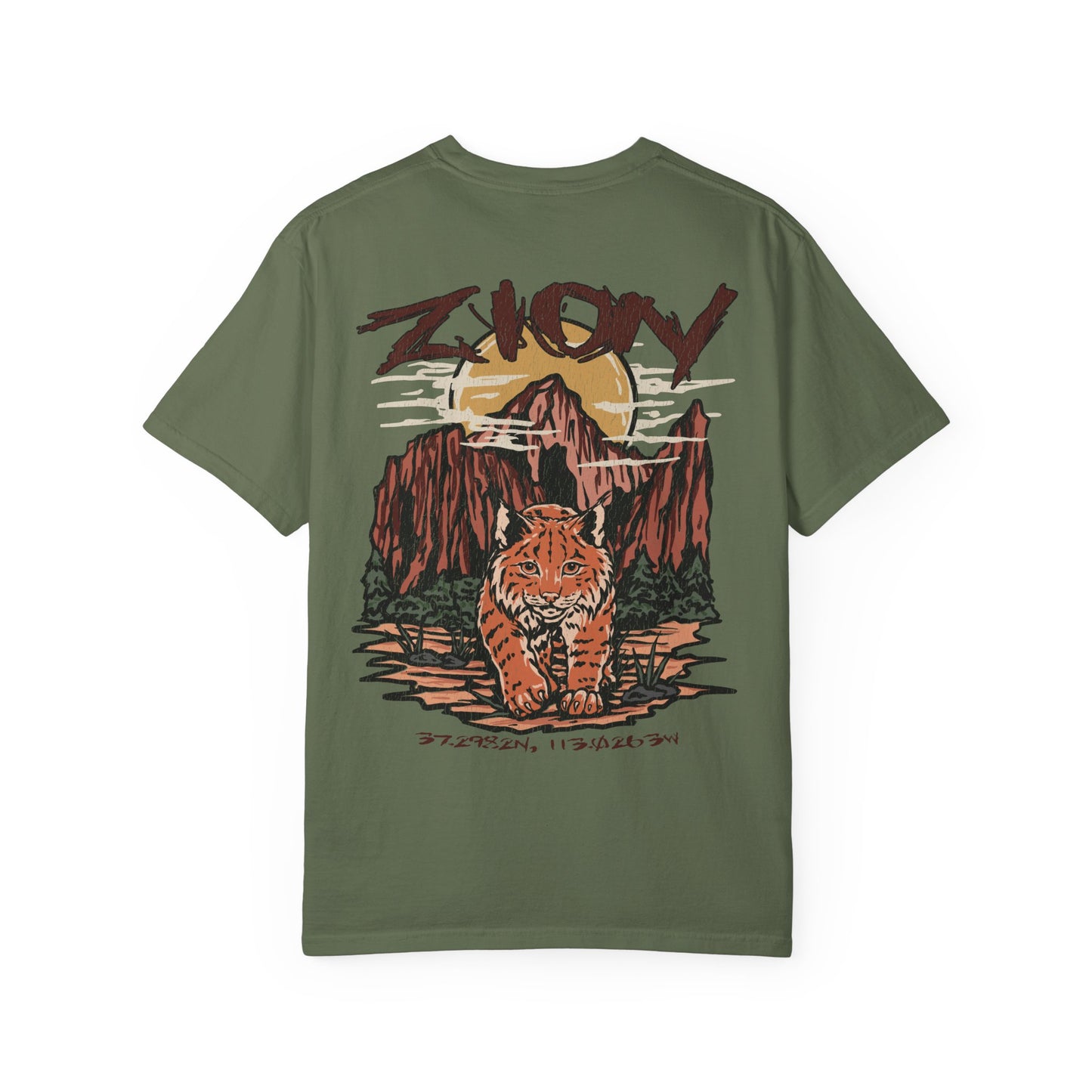 Zion National Park Coordinates T-Shirt