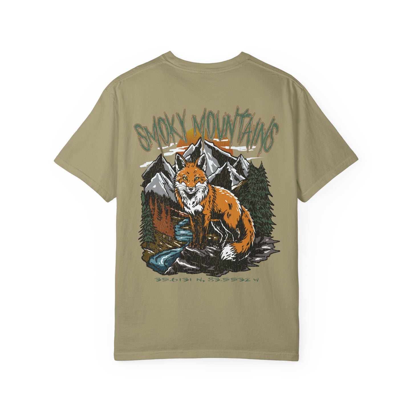 Smoky Mountains National Park Coordinates T-Shirt