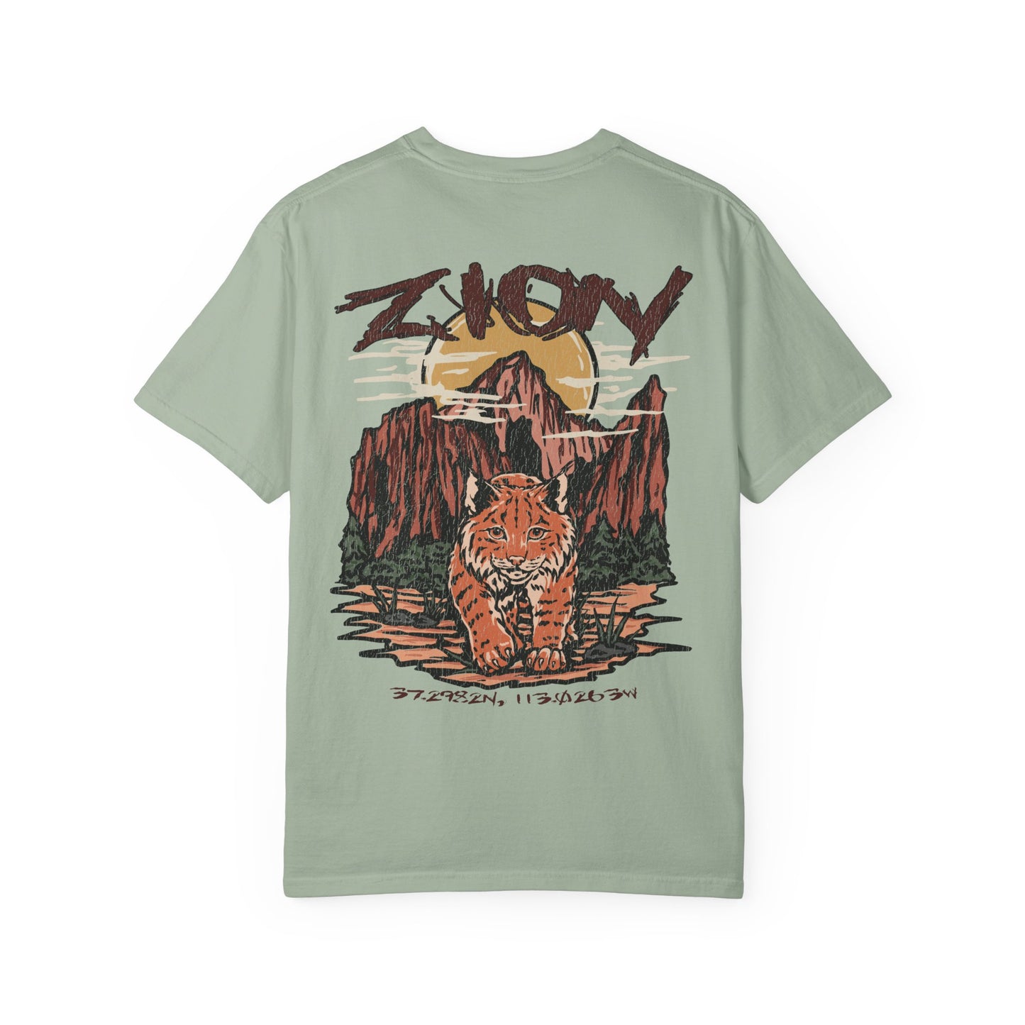 Zion National Park Coordinates T-Shirt