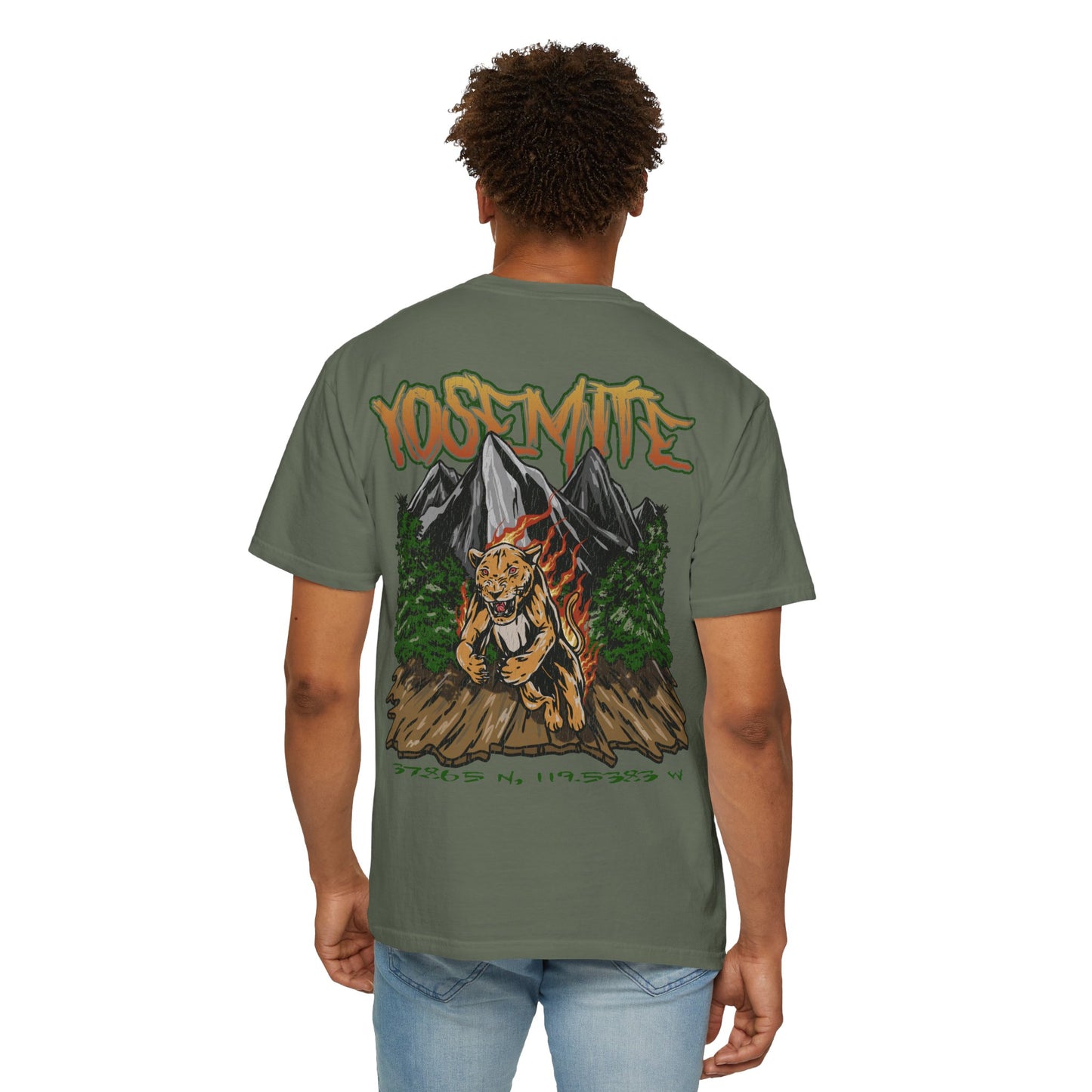 Yosemite National Park Coordinates T-Shirt