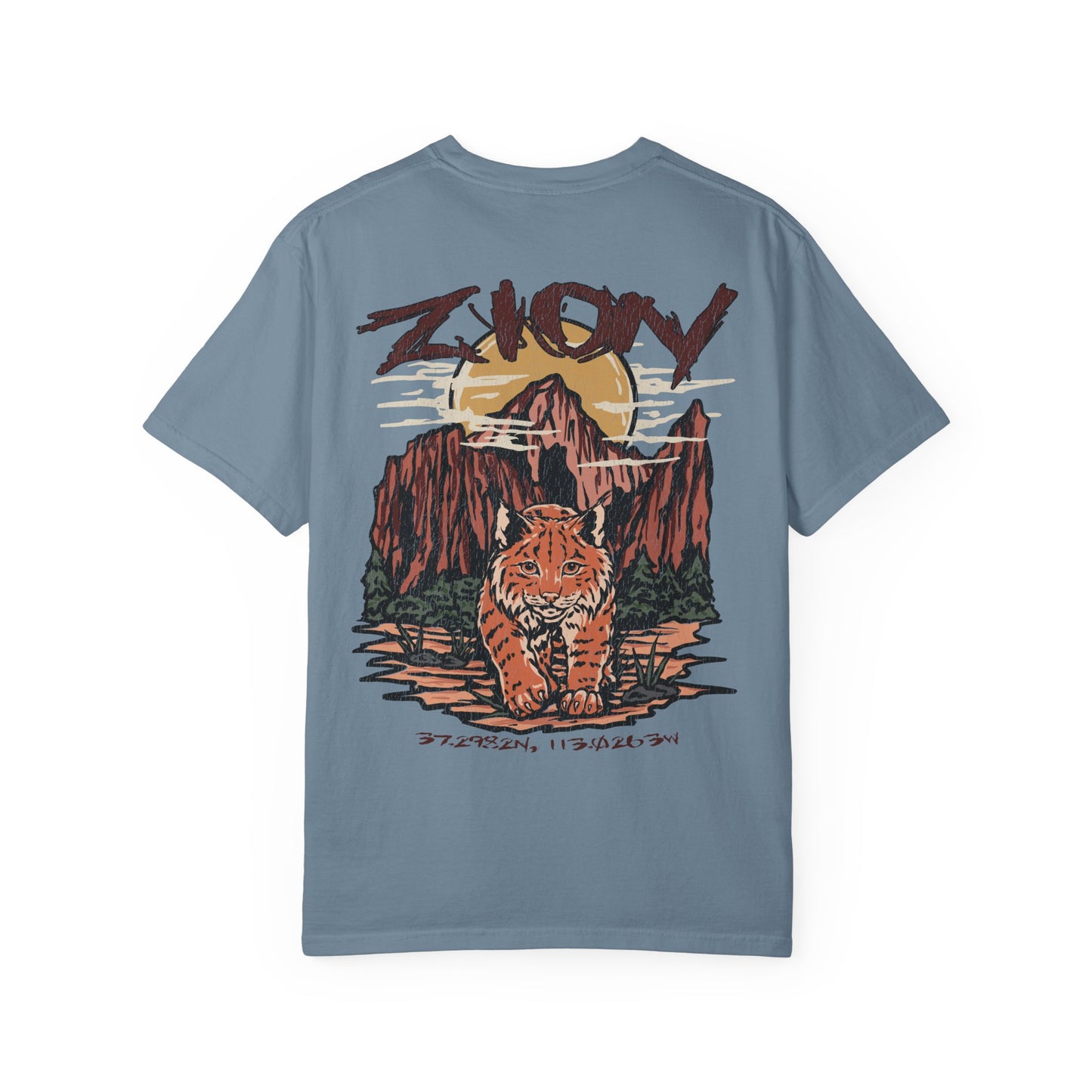 Zion National Park Coordinates T-Shirt
