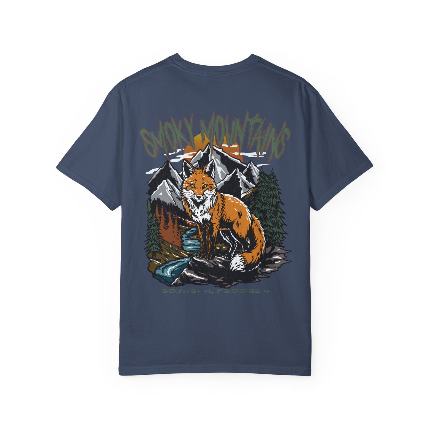 Smoky Mountains National Park Coordinates T-Shirt