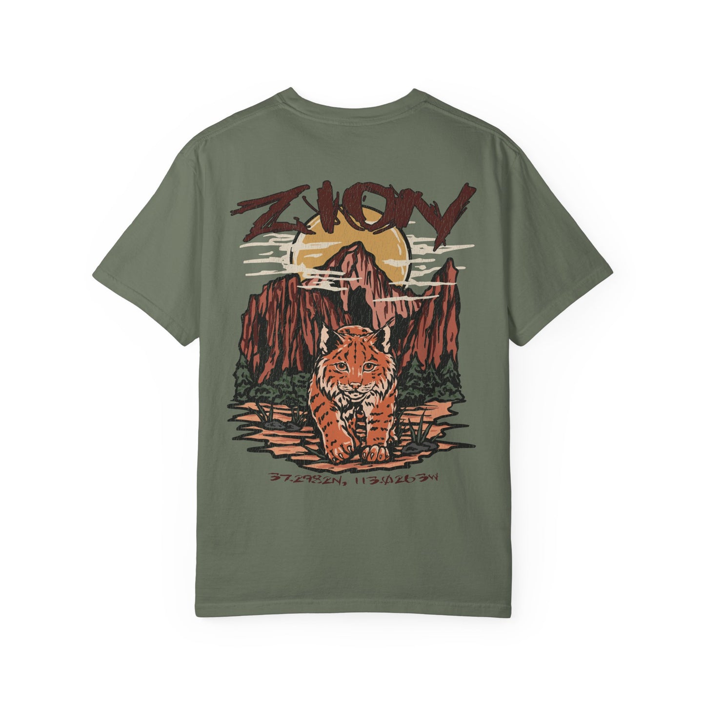 Zion National Park Coordinates T-Shirt