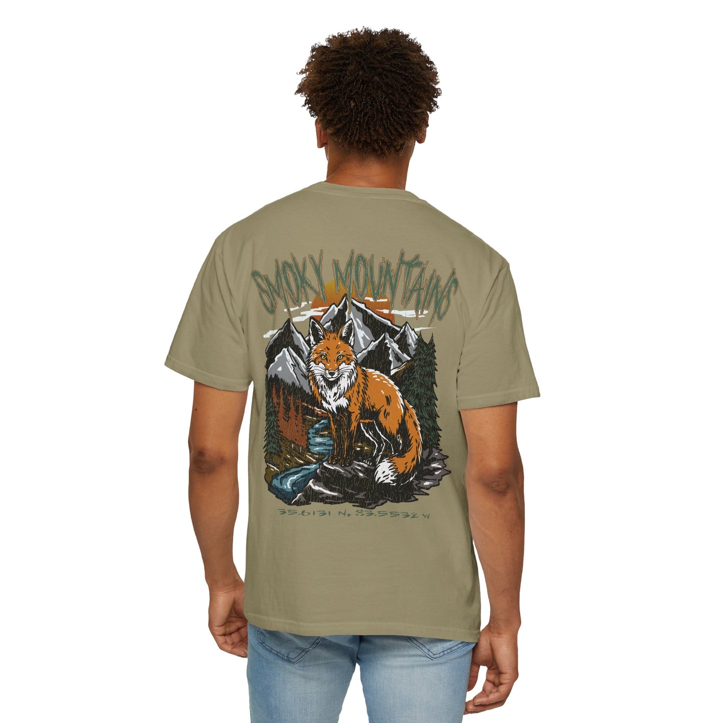 Smoky Mountains National Park Coordinates T-Shirt