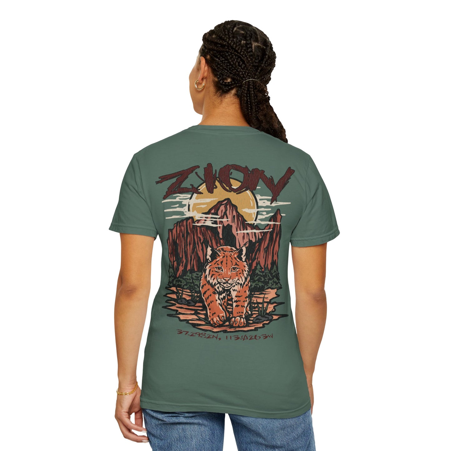 Zion National Park Coordinates T-Shirt
