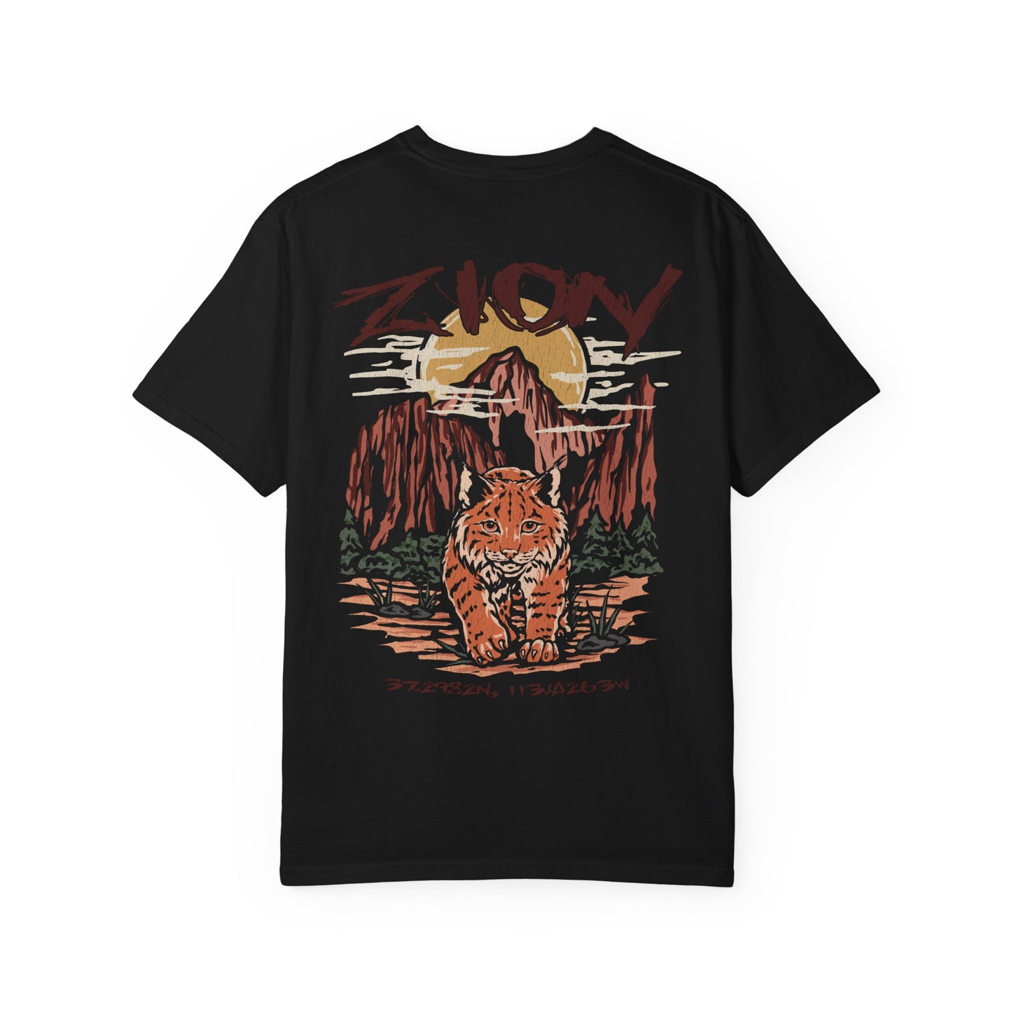 Zion National Park Coordinates T-Shirt