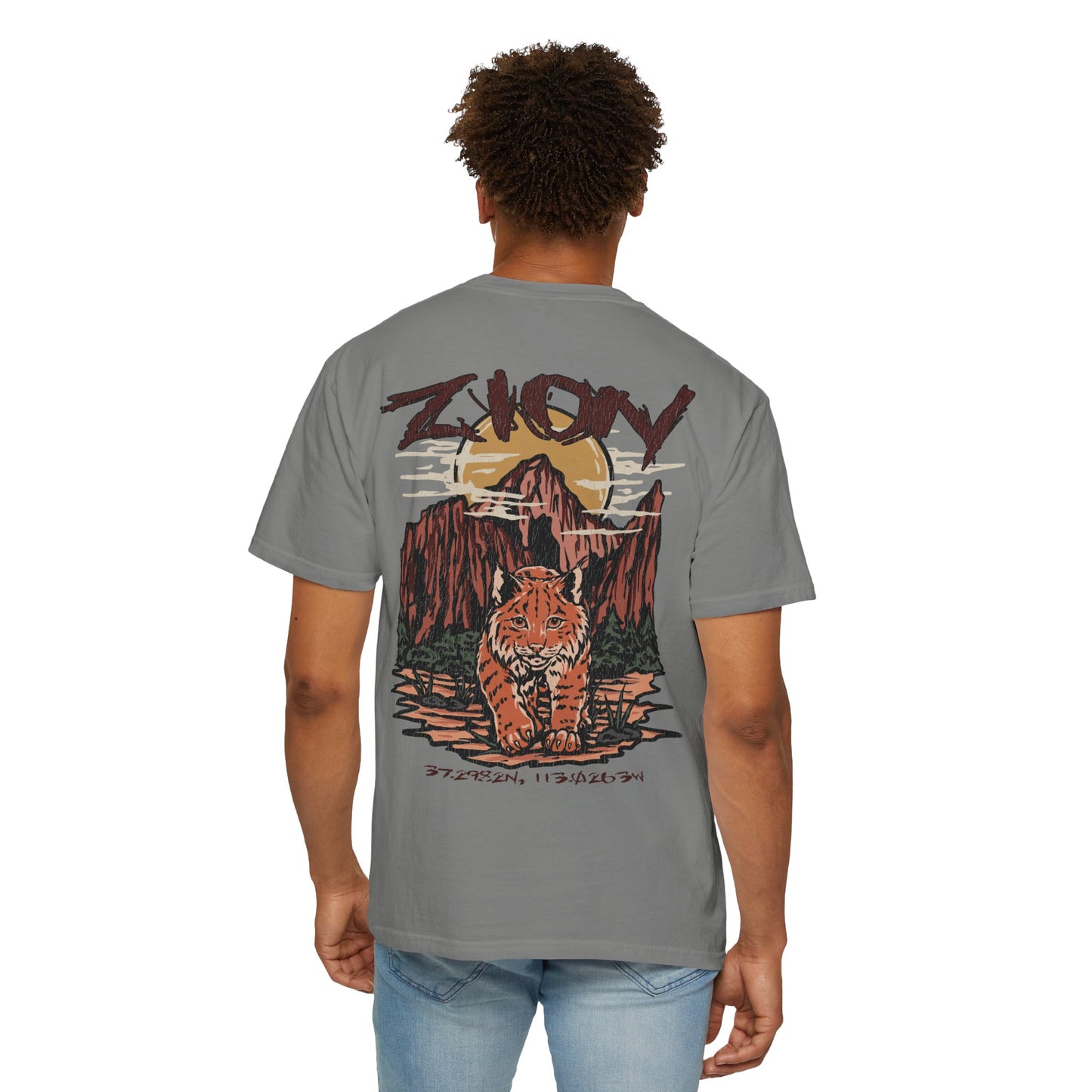 Zion National Park Coordinates T-Shirt