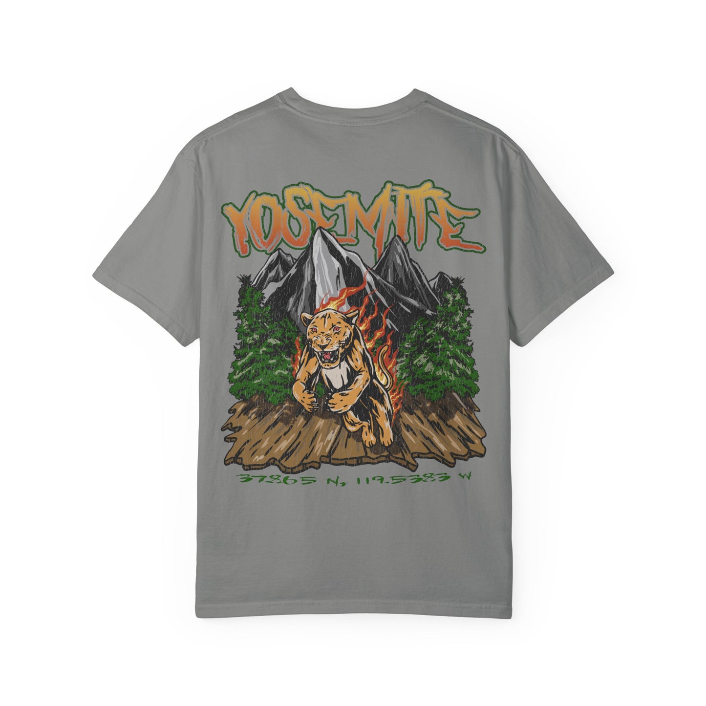 Yosemite National Park Coordinates T-Shirt