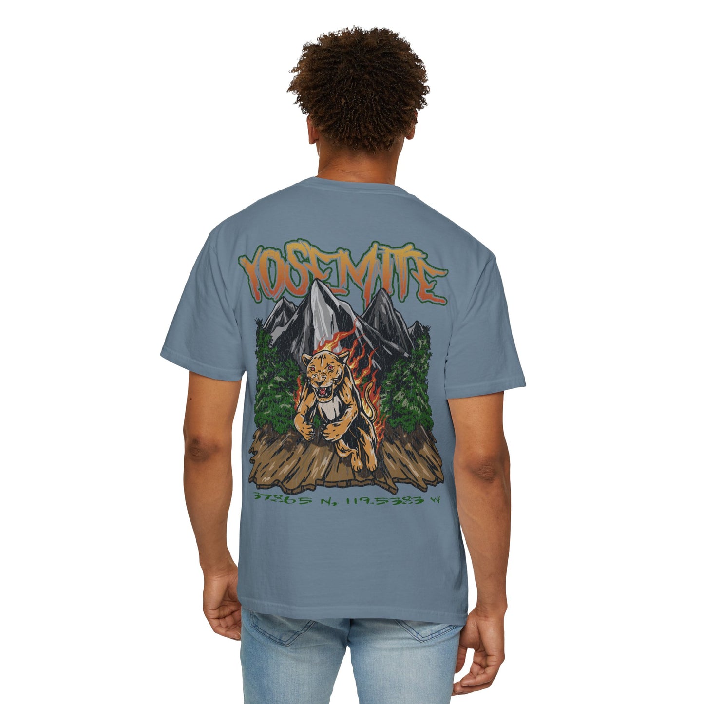 Yosemite National Park Coordinates T-Shirt