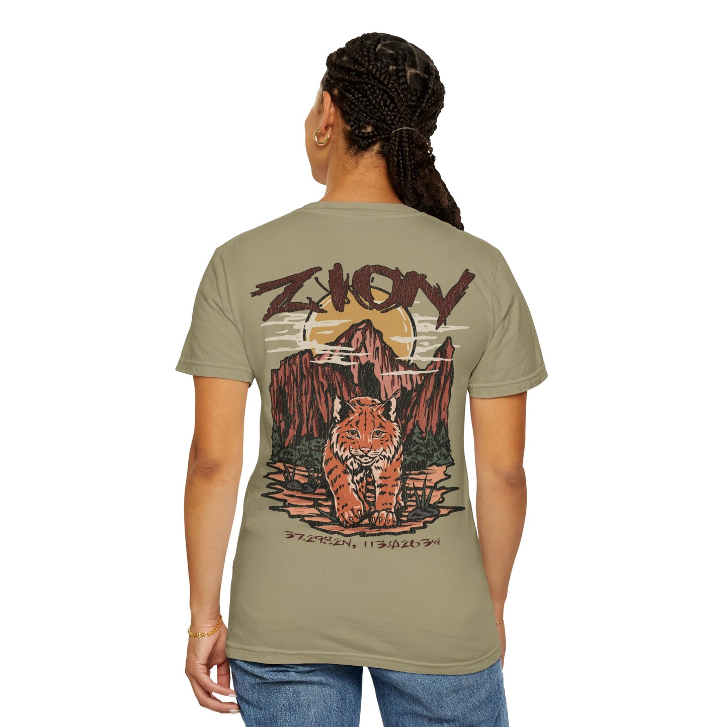 Zion National Park Coordinates T-Shirt