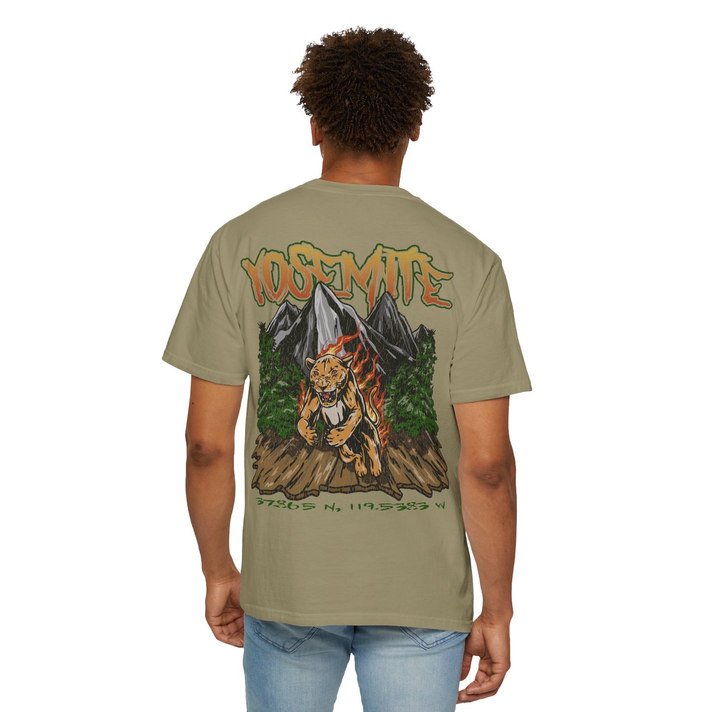 Yosemite National Park Coordinates T-Shirt