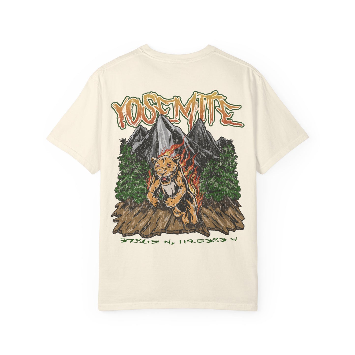 Yosemite National Park Coordinates T-Shirt