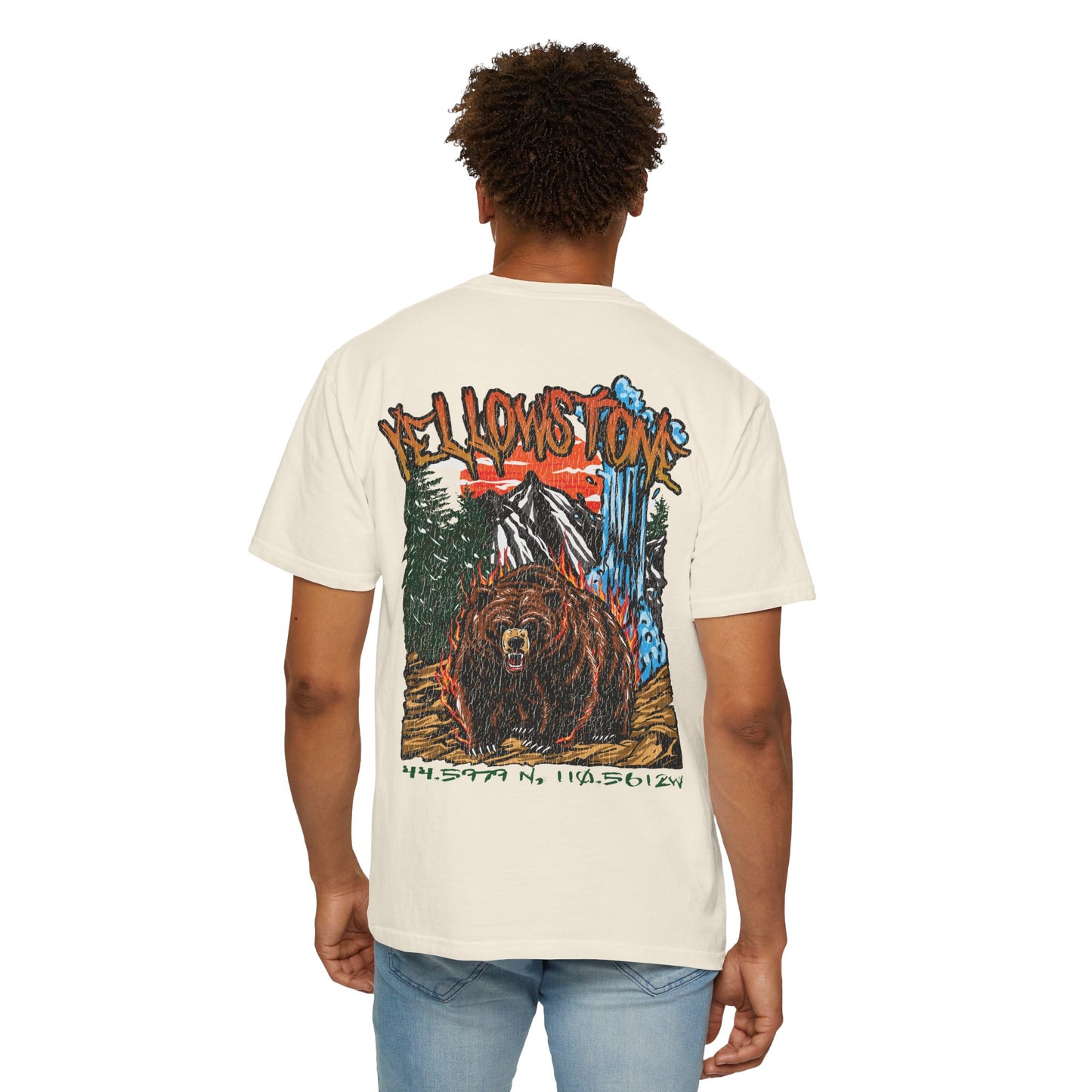 Yellowstone National Park Tee Coordinates