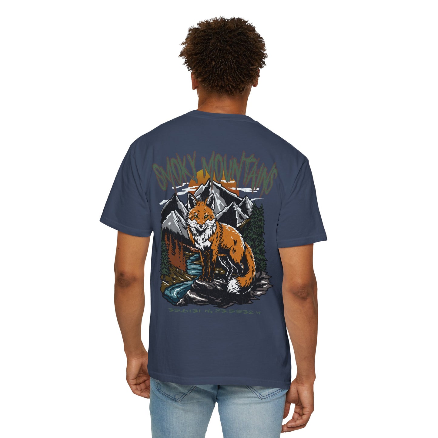 Smoky Mountains National Park Coordinates T-Shirt