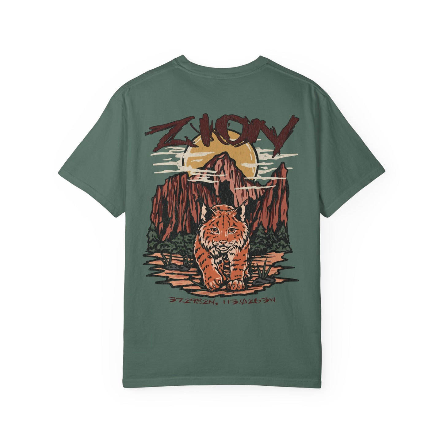 Zion National Park Coordinates T-Shirt