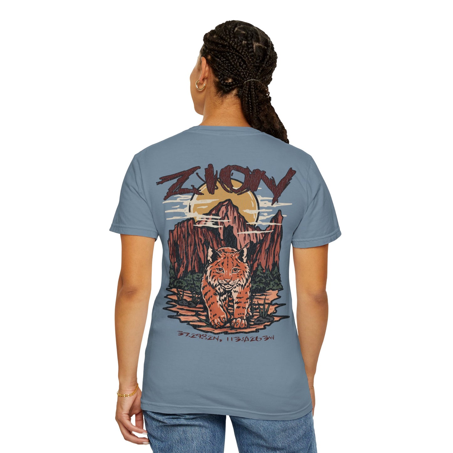 Zion National Park Coordinates T-Shirt