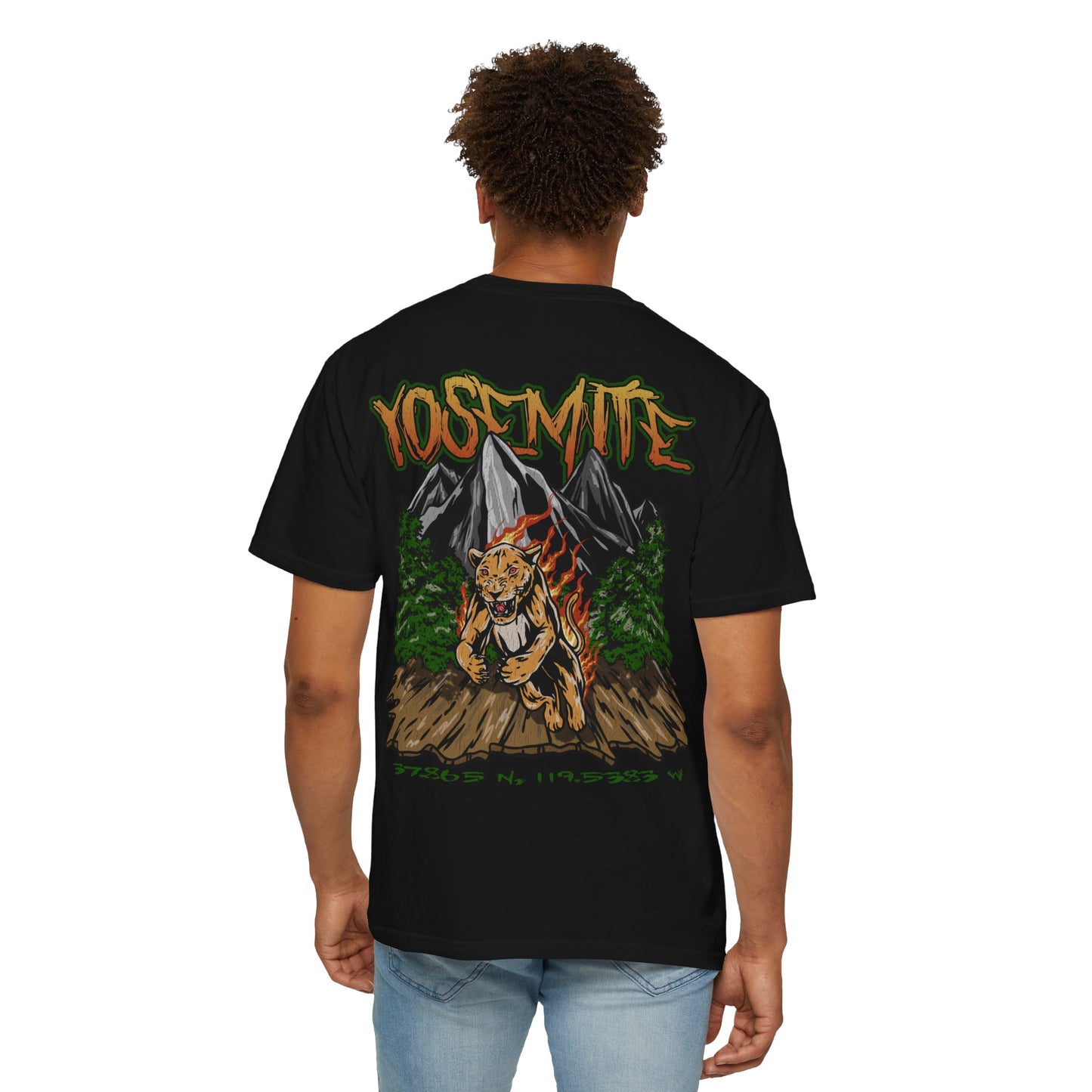 Yosemite National Park Coordinates T-Shirt