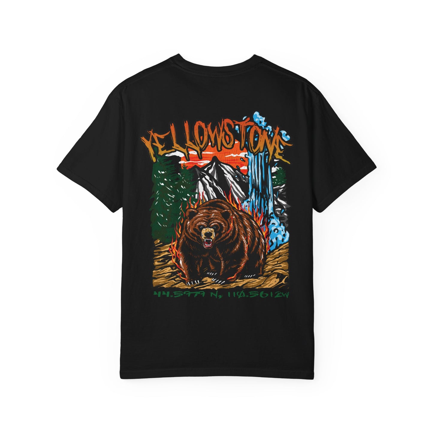 Yellowstone National Park Tee Coordinates